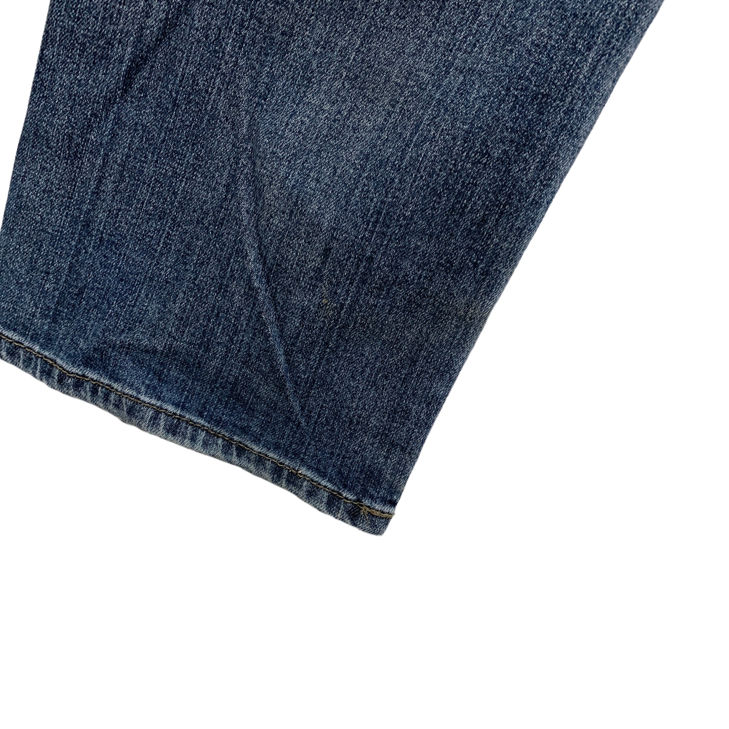 Lee Jeans W36 L34 Mens Blue Straight Taper Fit Stretch Extreme Motion Denim