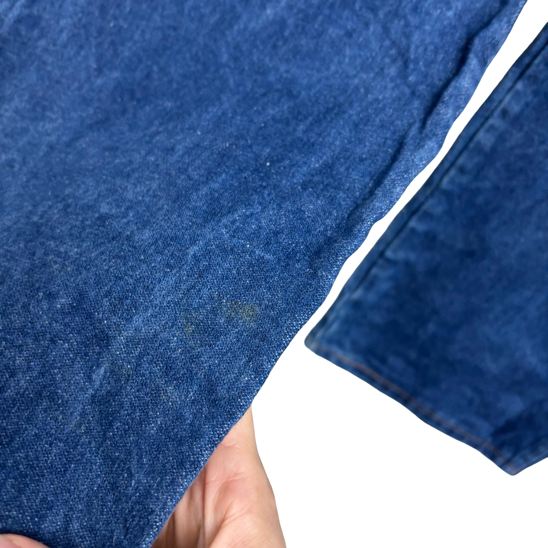 Wrangler Jeans Cowboy Cut W48 L30 Mens Mid Blue 13MWZ Original Fit Denim