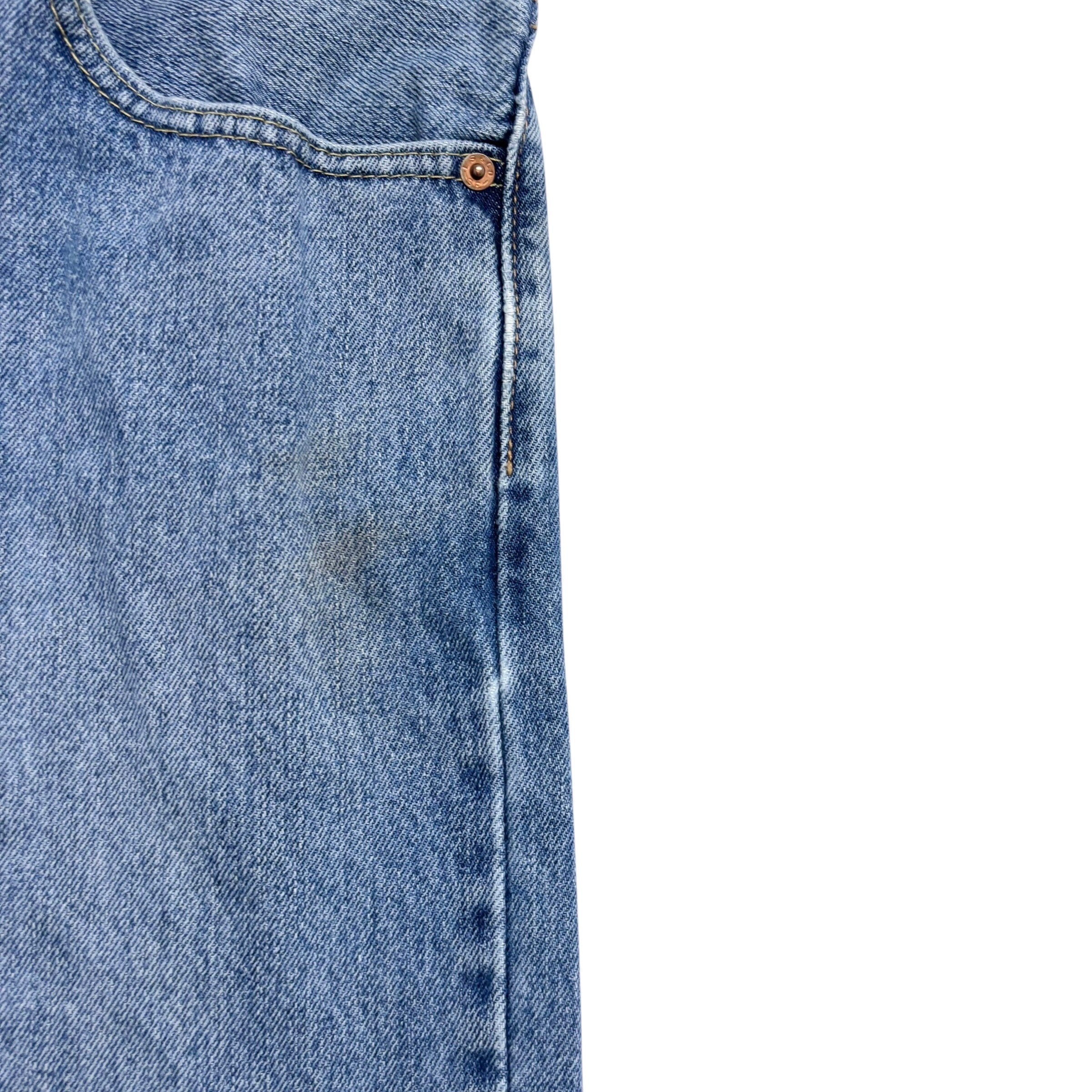 Levis 517 Jeans W36 L32 Mens Light Blue Regular Bootcut Fit Denim