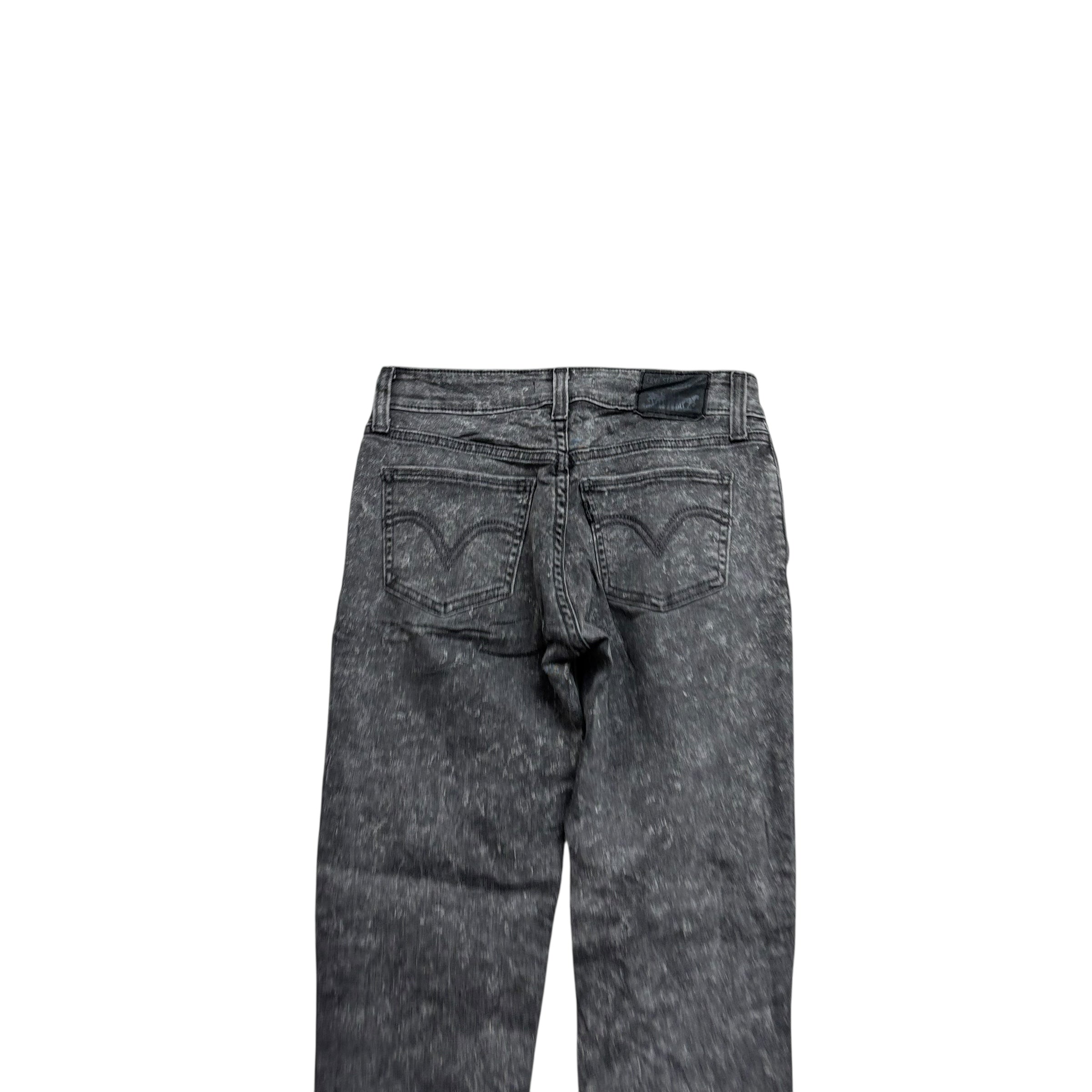 Levis 535 Jeans W26 L26 Womens Super Skinny Fit Grey Stretch Denim (E)