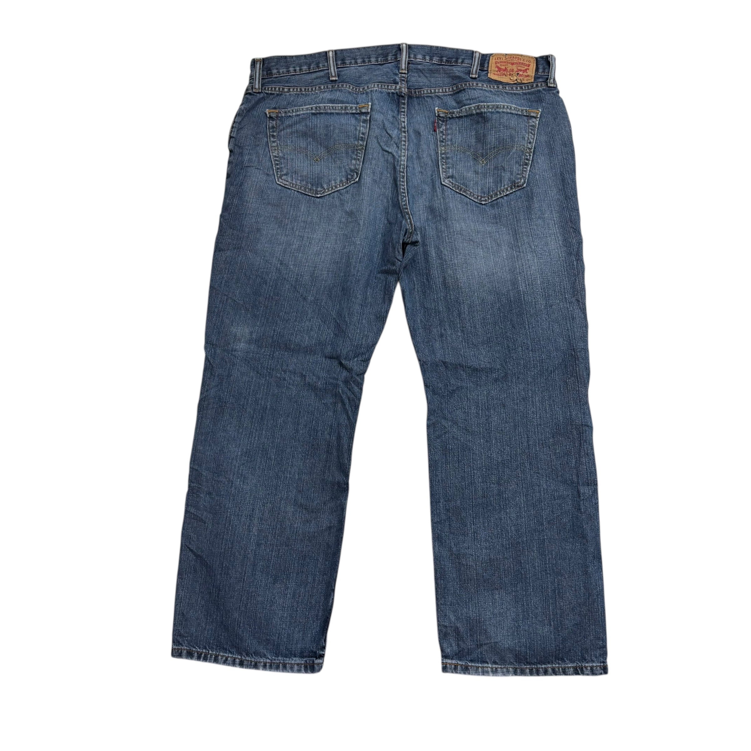 Levis 559 Jeans W42 L30 Mens Mid Blue Baggy Relaxed Straight Fit Denim