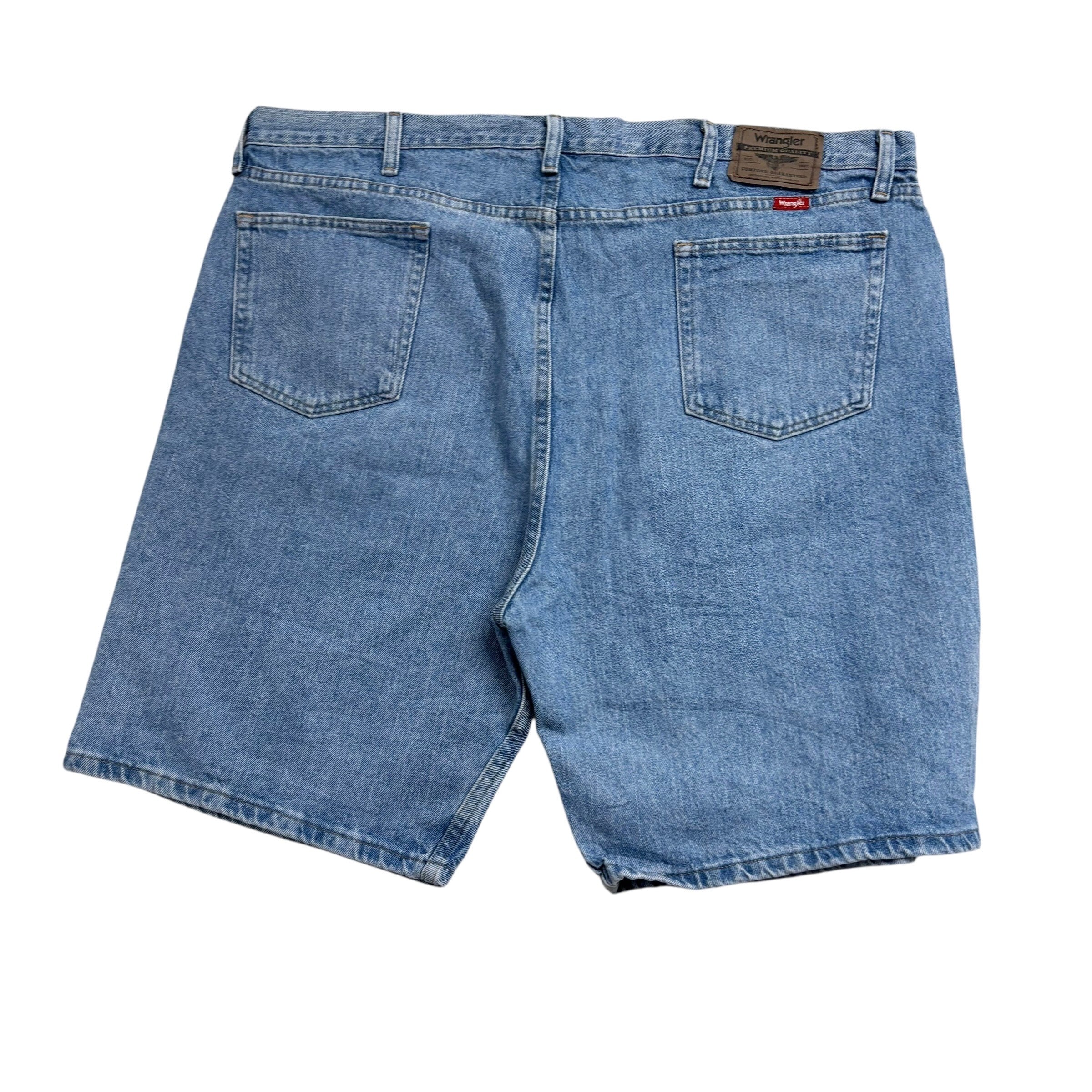 Wrangler Baggy Jorts W44 Mens Denim Shorts Light Blue Relaxed Fit