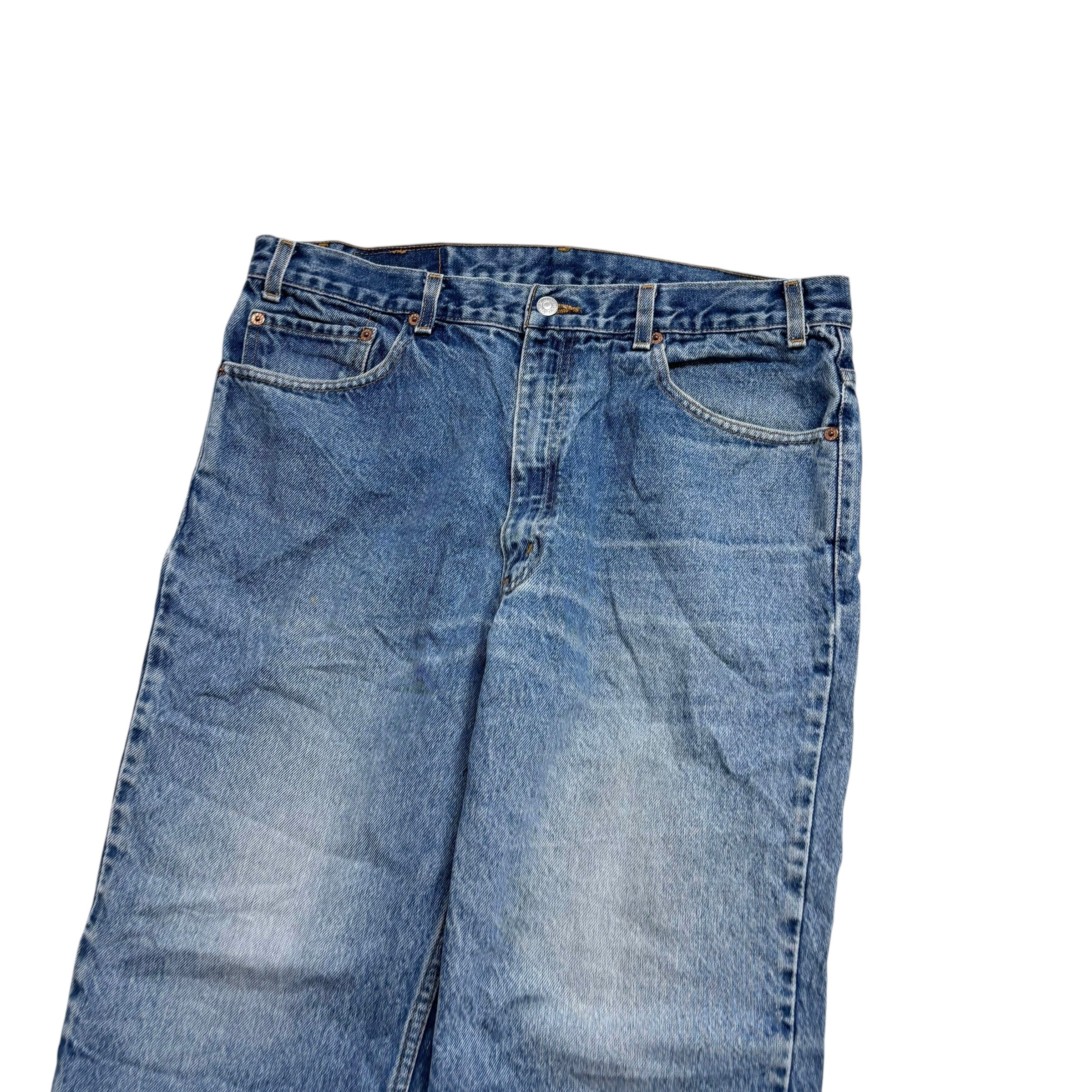 Levis 517 Jeans W36 L29 Mens Mid Blue Regular Bootcut Fit Vintage Denim