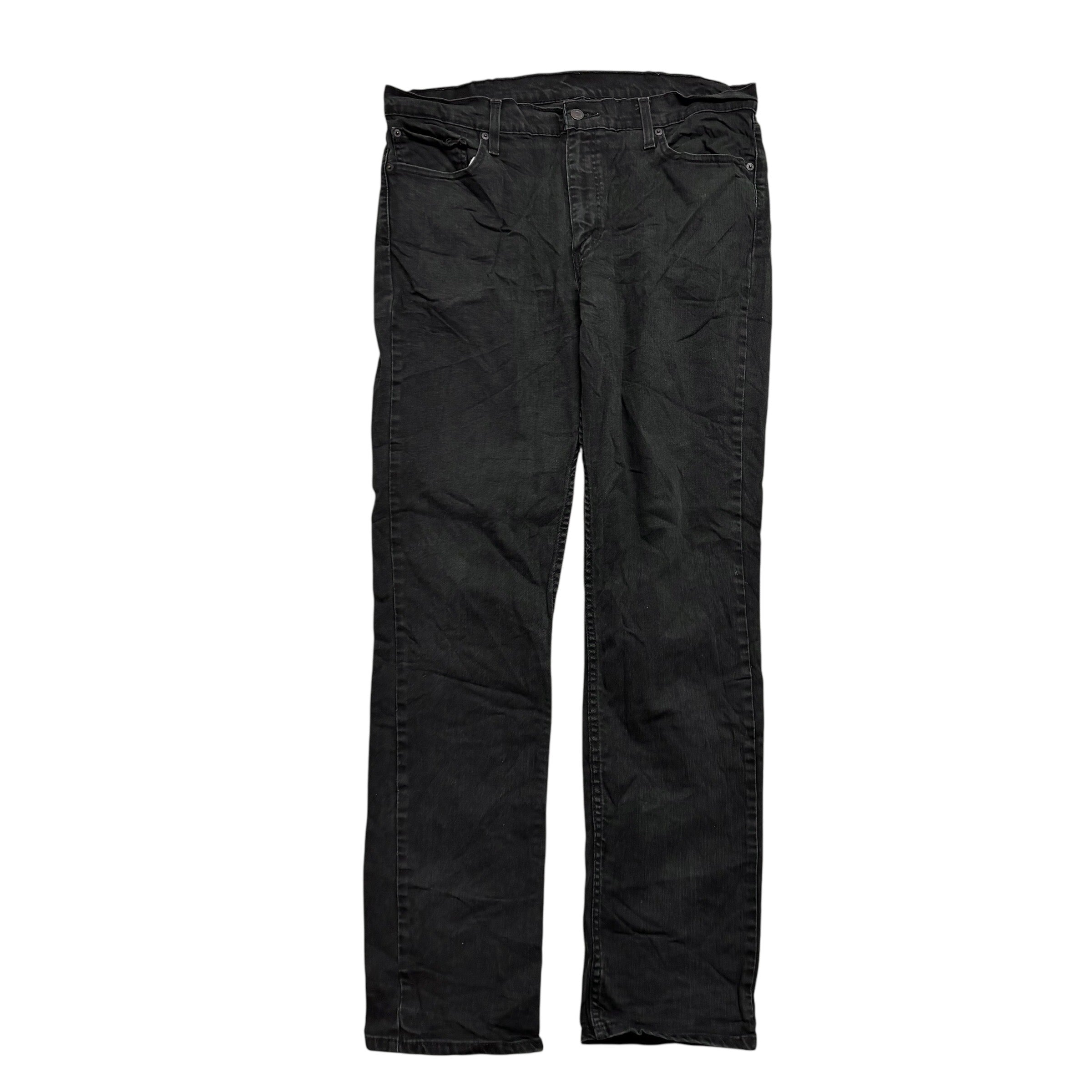 Levis 511 Jeans W38 L34 Mens Black Slim Fit Stretch Denim