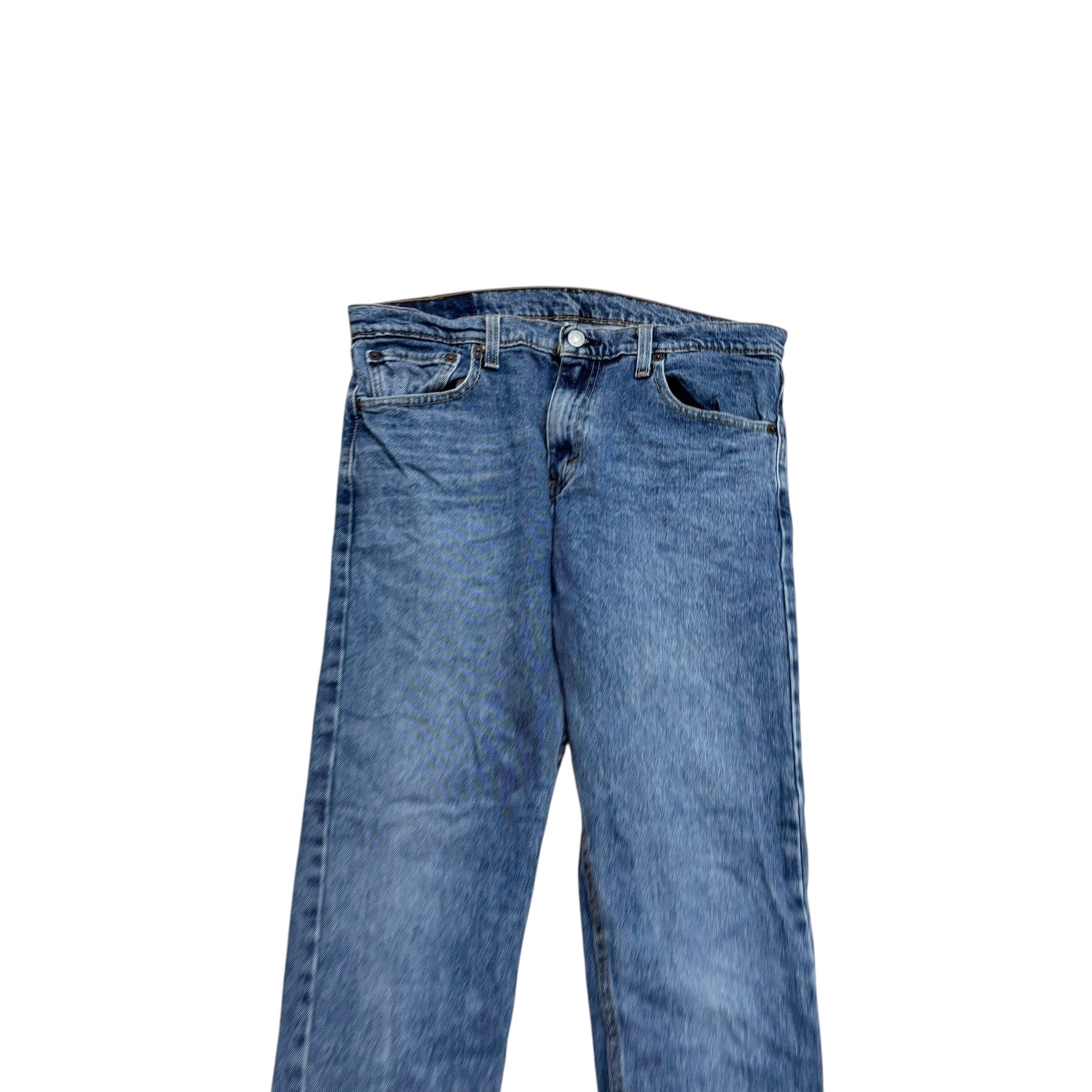 Levis 512 Jeans W32 L30 Mens Mid Blue Slim Tapered Fit Stretch Denim