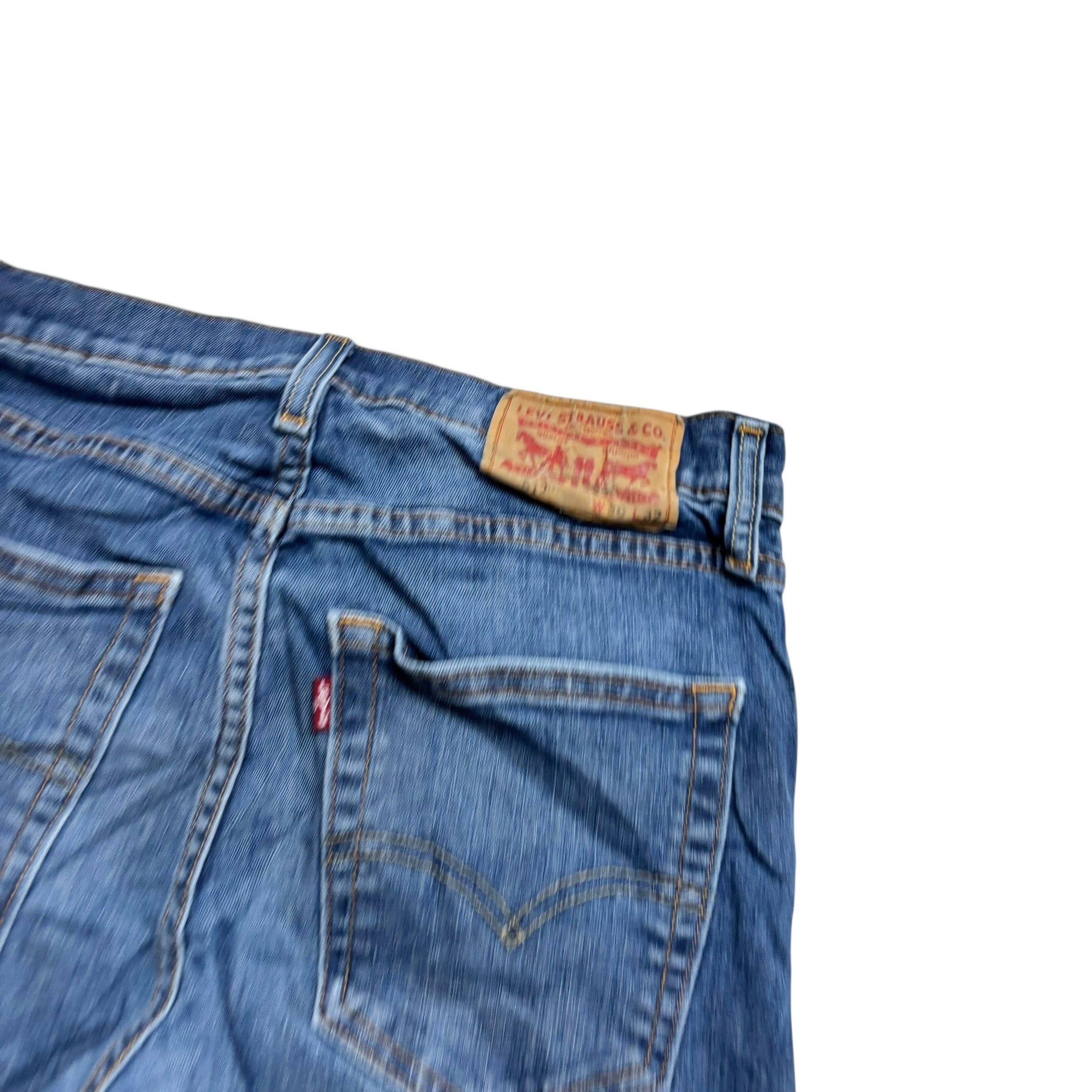 Levis 512 Jeans W28 L31 Mens Mid Blue Slim Tapered Fit Stretch Denim (F)