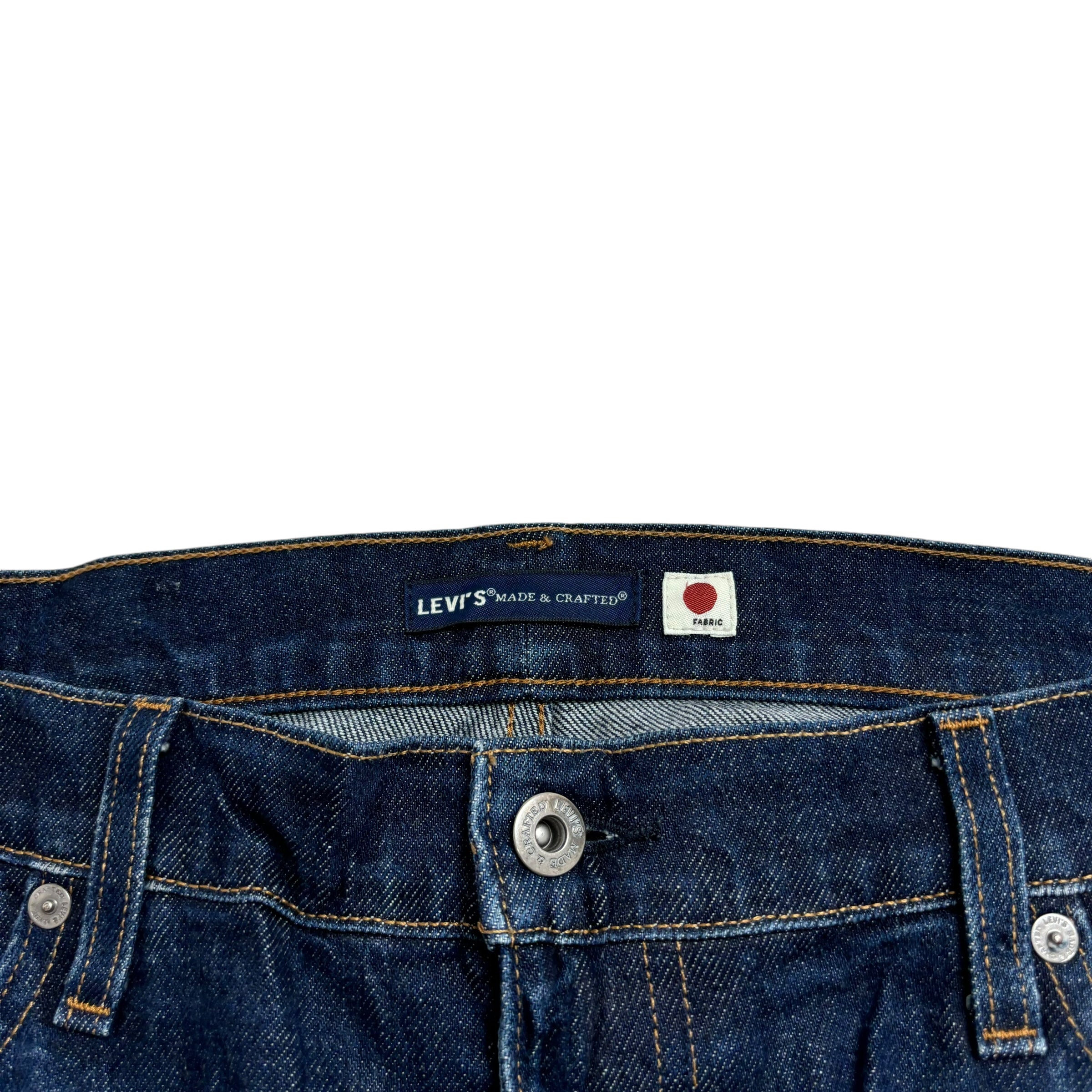 Levis 502 Jeans W38 L32 Mens Made & Crafted Selvedge Japanese Denim Stretch