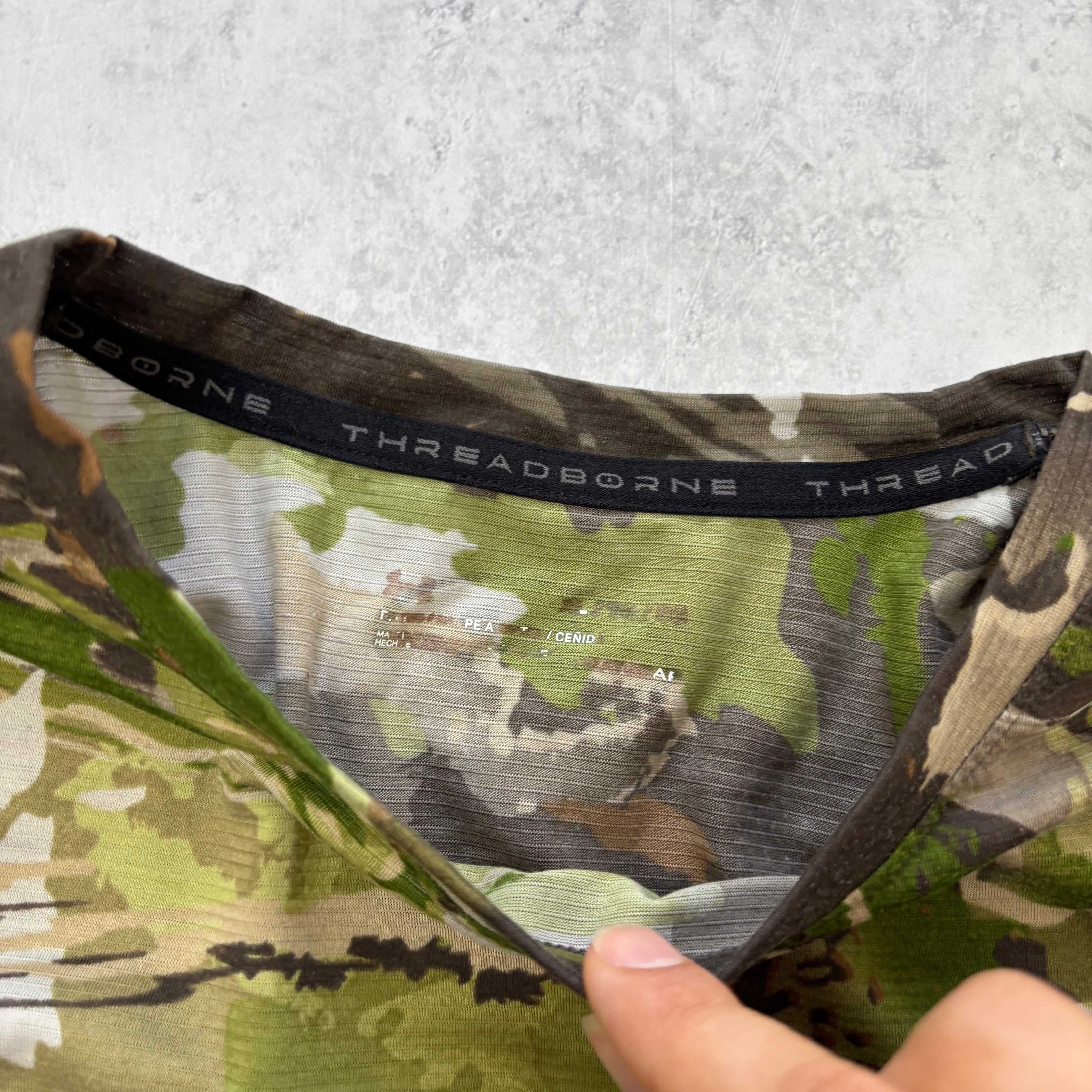 Under Armour T Shirt Mens XL Camo Sports Gym Running Camouflage (E)