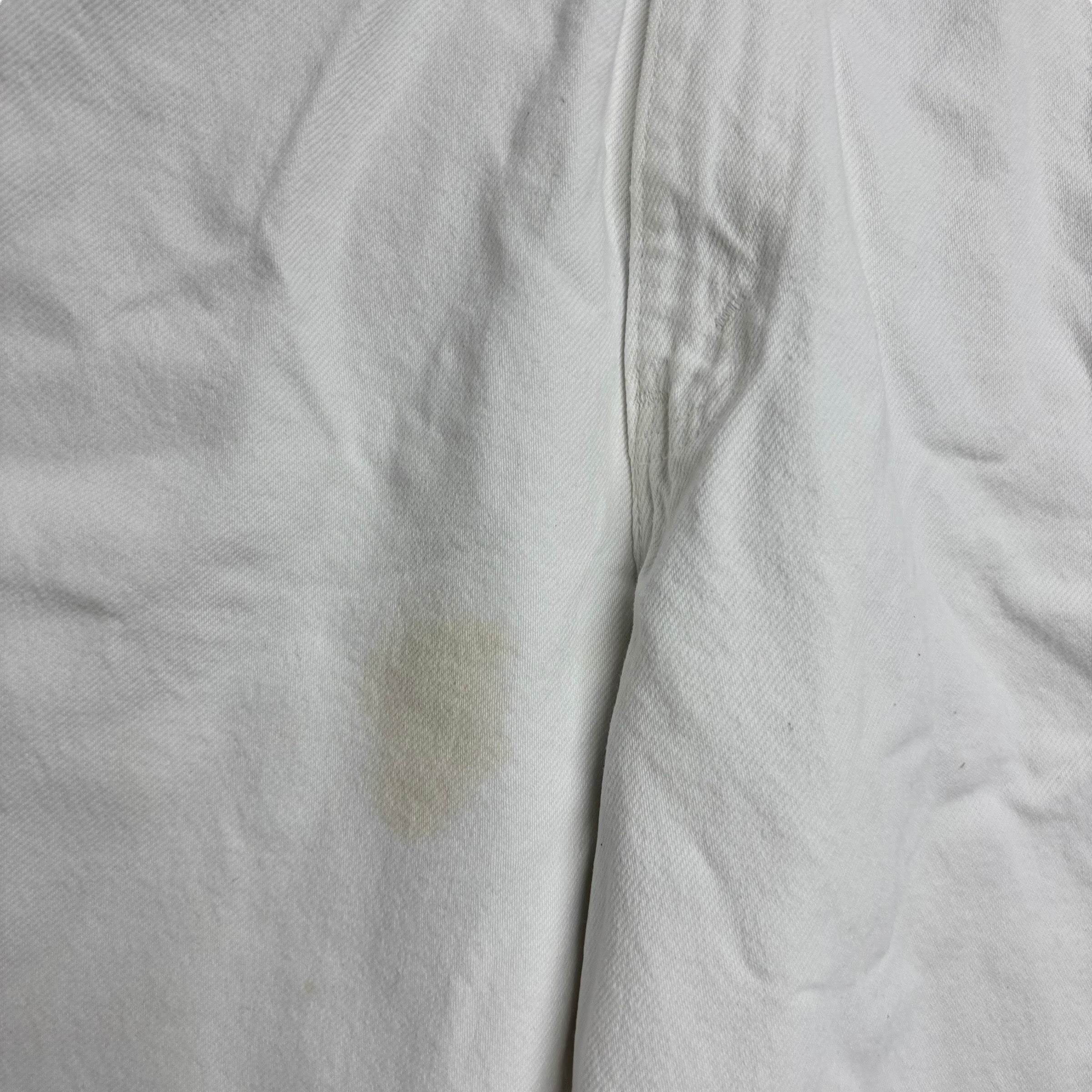 Levis 550 Jeans W35 L30 Mens White Relaxed Straight Vintage Made In USA (F)