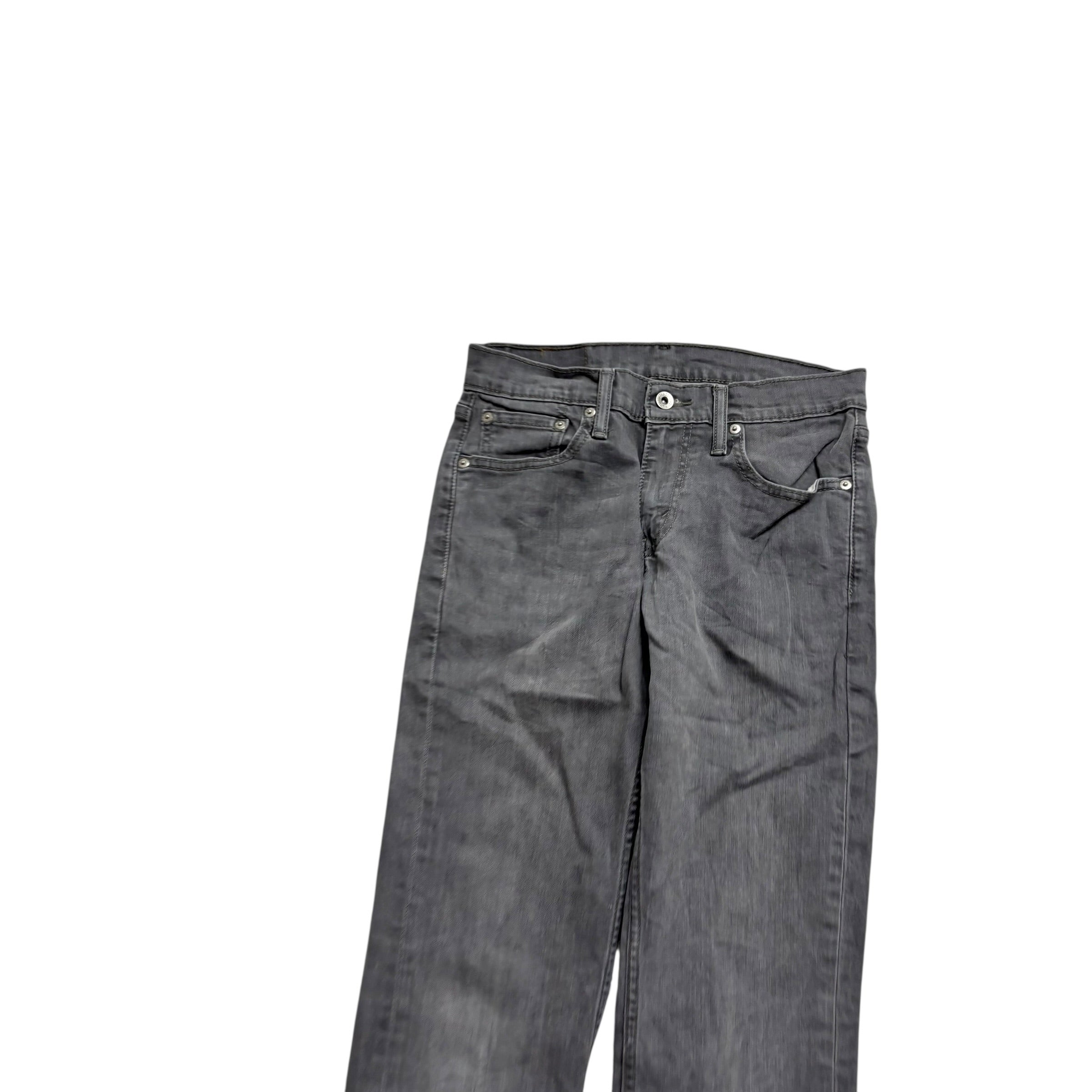 Levis 511 Jeans W28 L32 Mens Grey Slim Fit Stretch Denim (F)