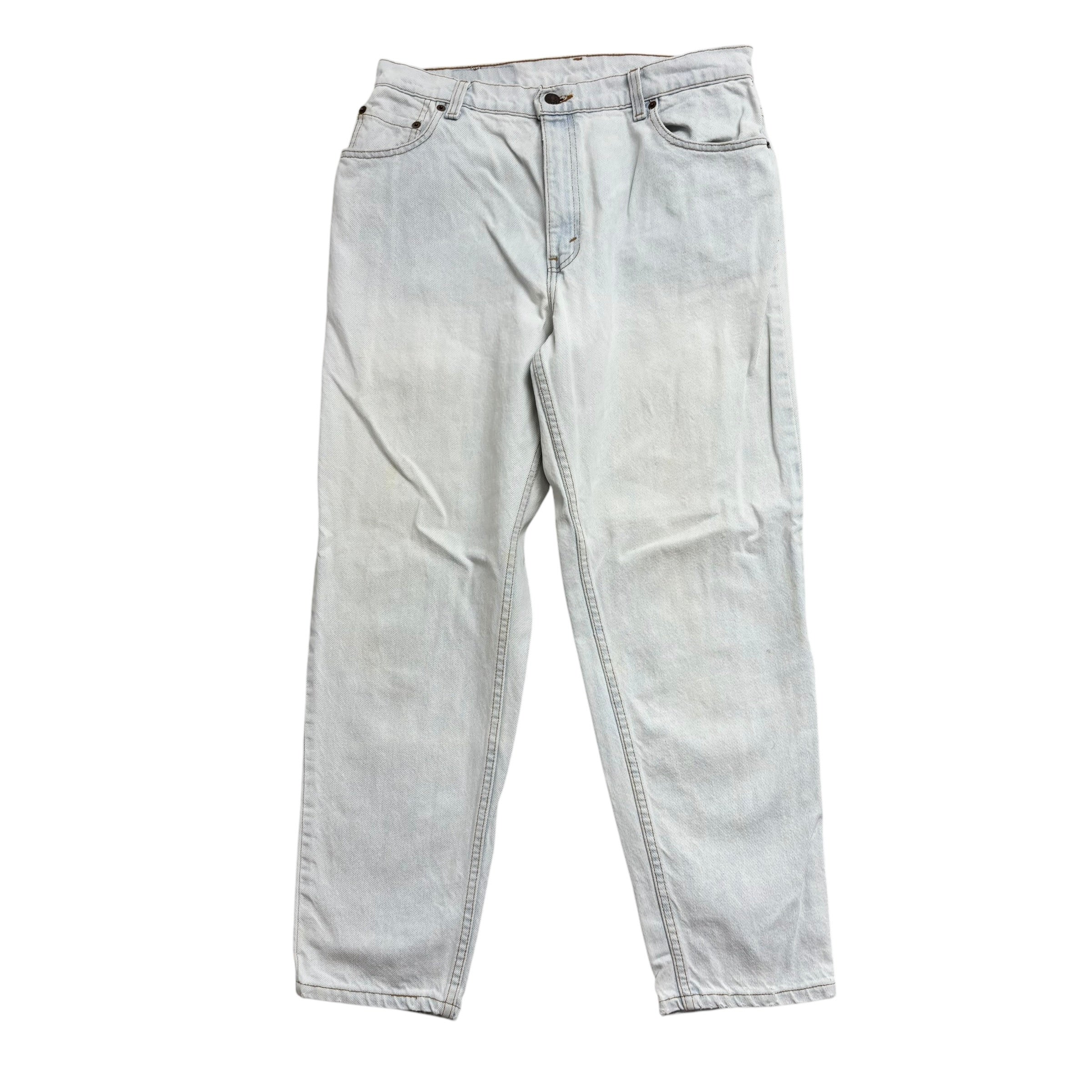 Levis 551 Jeans W32 L28 Womens Light Blue Relaxed Tapered Mom Vintage USA Made