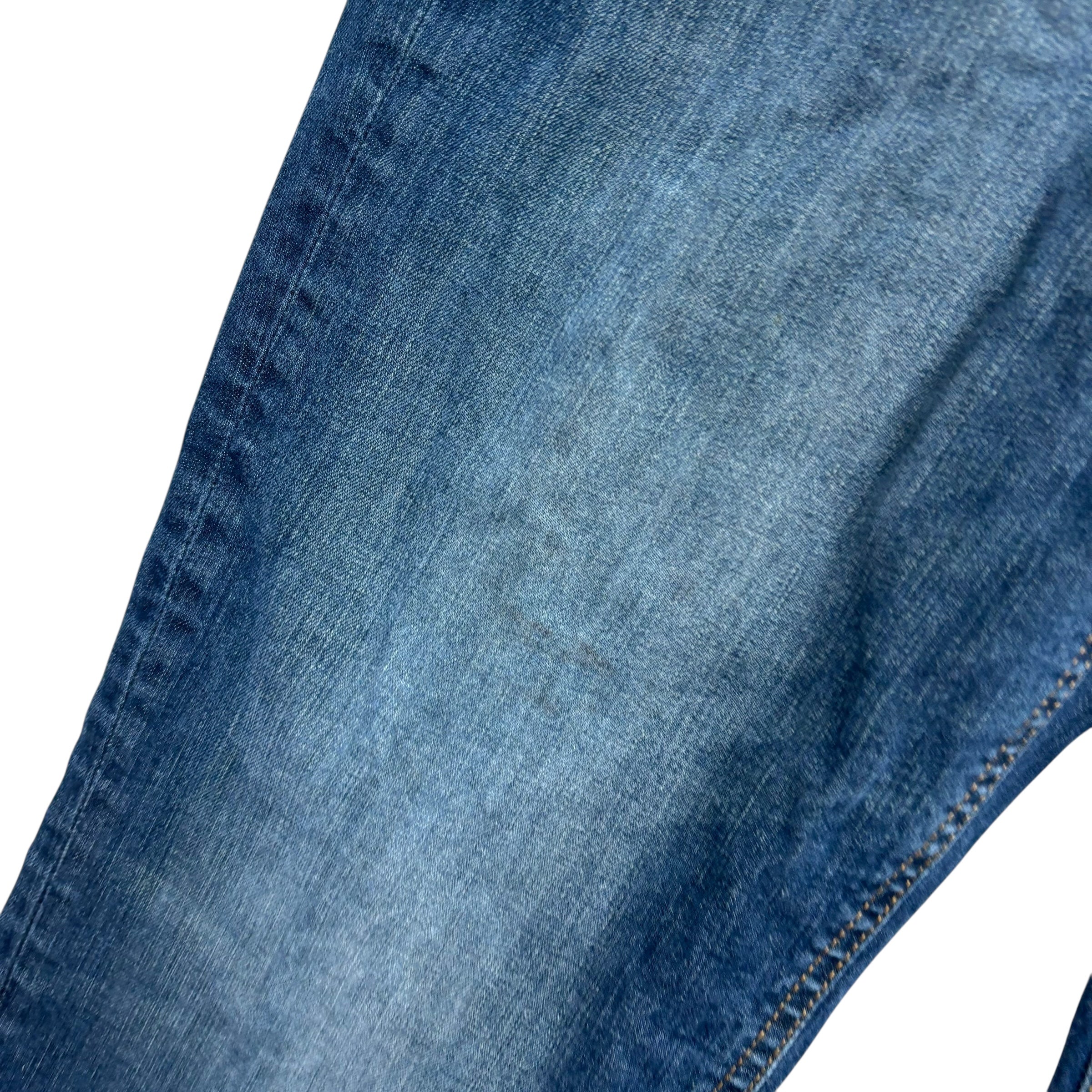 Levis 514 Jeans W34 L32 Mens Dark Blue Regular Straight Fit Stretch Denim