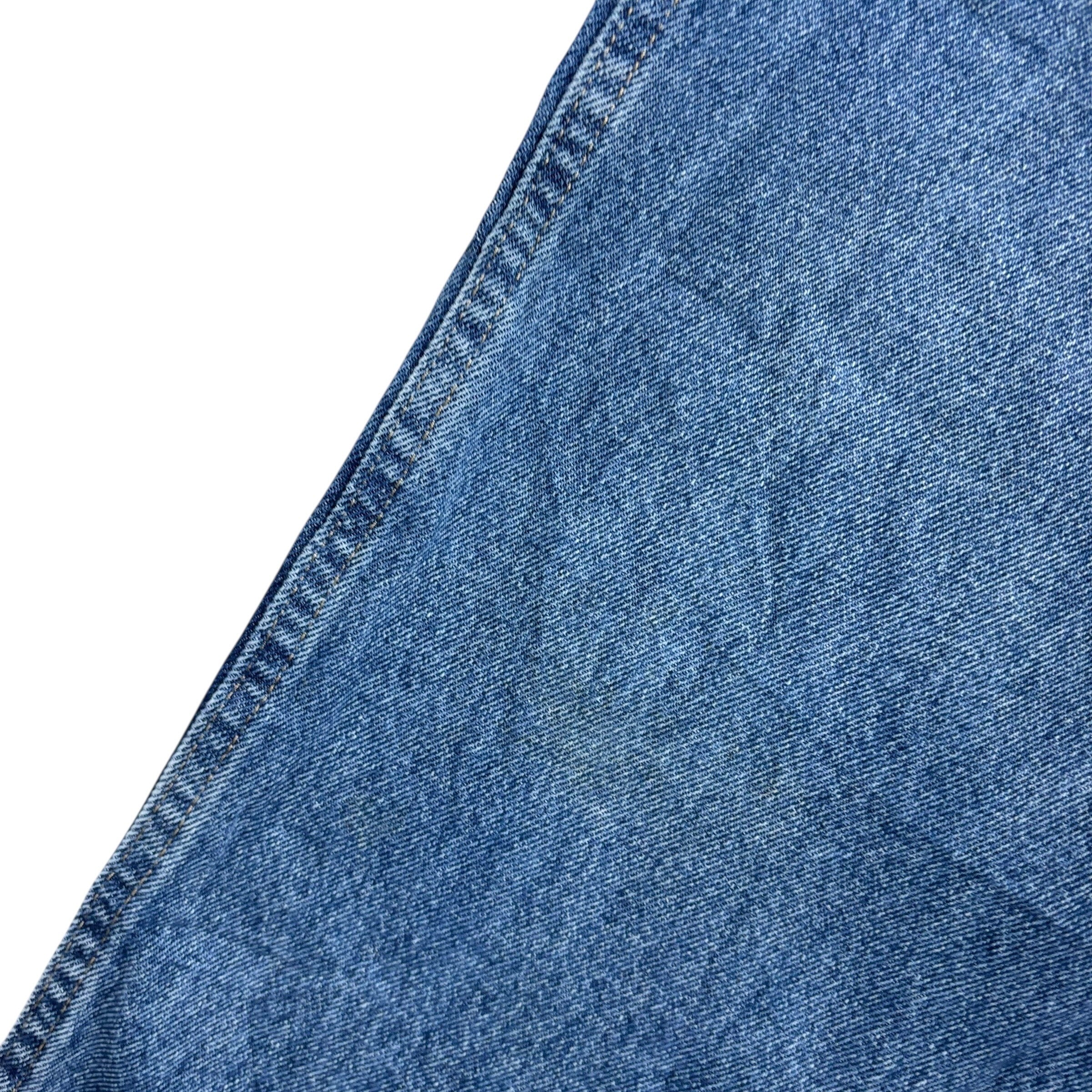 Wrangler Jeans W44 L29 Mens Mid Blue Regular Straight Fit Denim