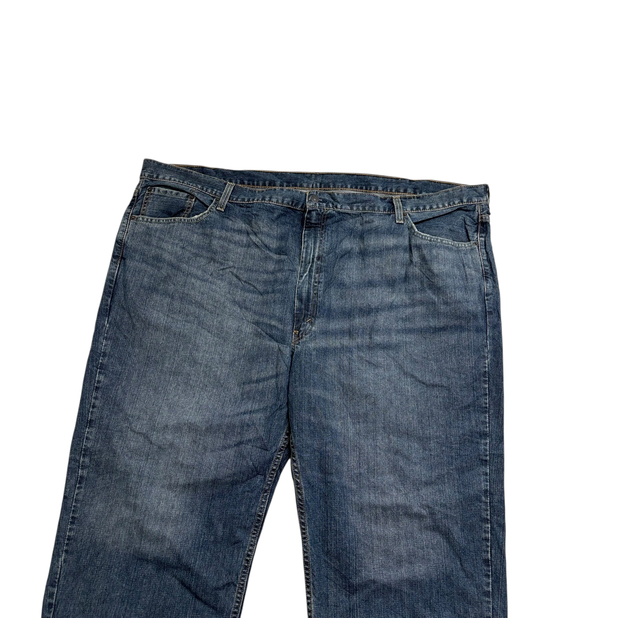 Levis 550 Jeans W52 L28 Mens Dark Blue Baggy Relaxed Straight Fit Denim (E)
