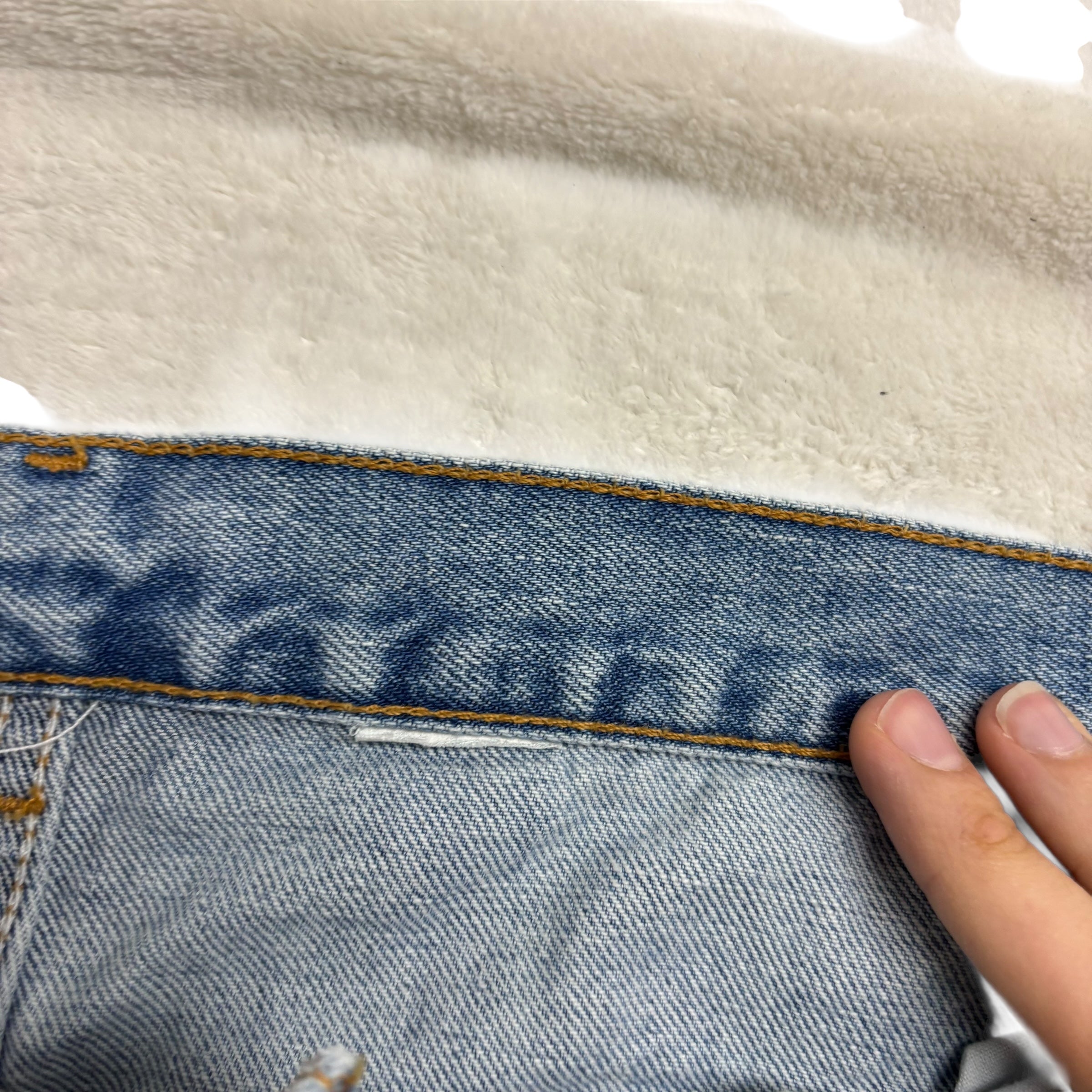 Levis 560 Jeans W40 L30 Mens Light Blue Baggy Relaxed Comfort Fit Vintage Denim