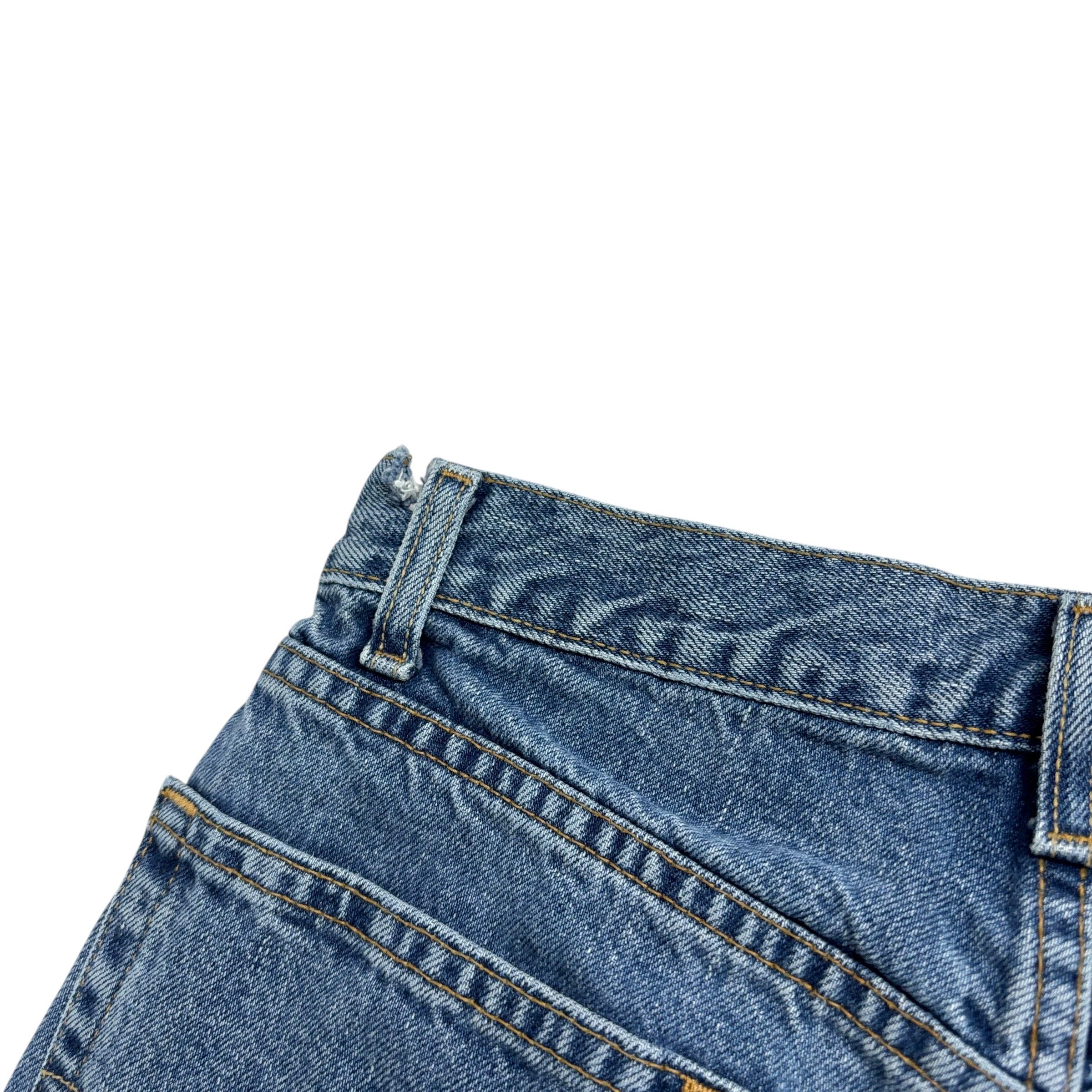 Levis 550 Jeans W30 L34 Mens Mid Blue Relaxed Straight Fit Vintage Denim (F)