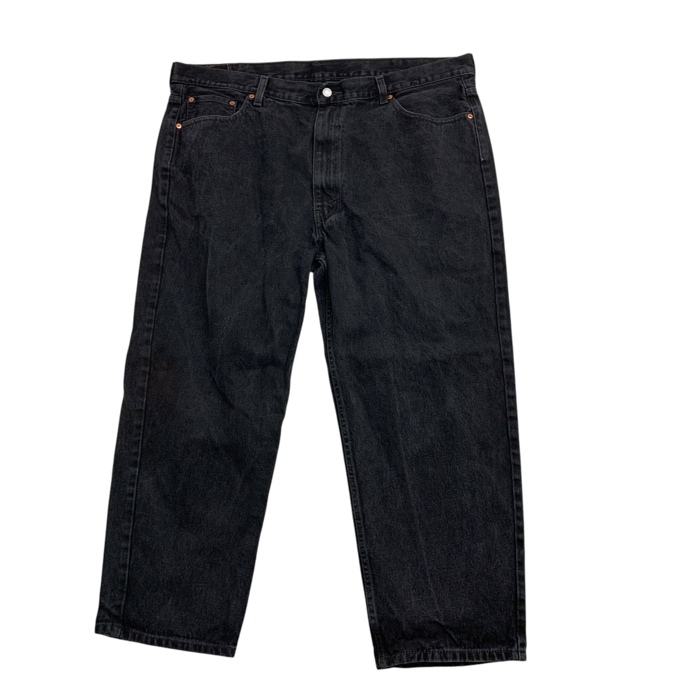 Levis 550 Jeans W46 L29 Mens Black Baggy Relaxed Straight Fit Denim