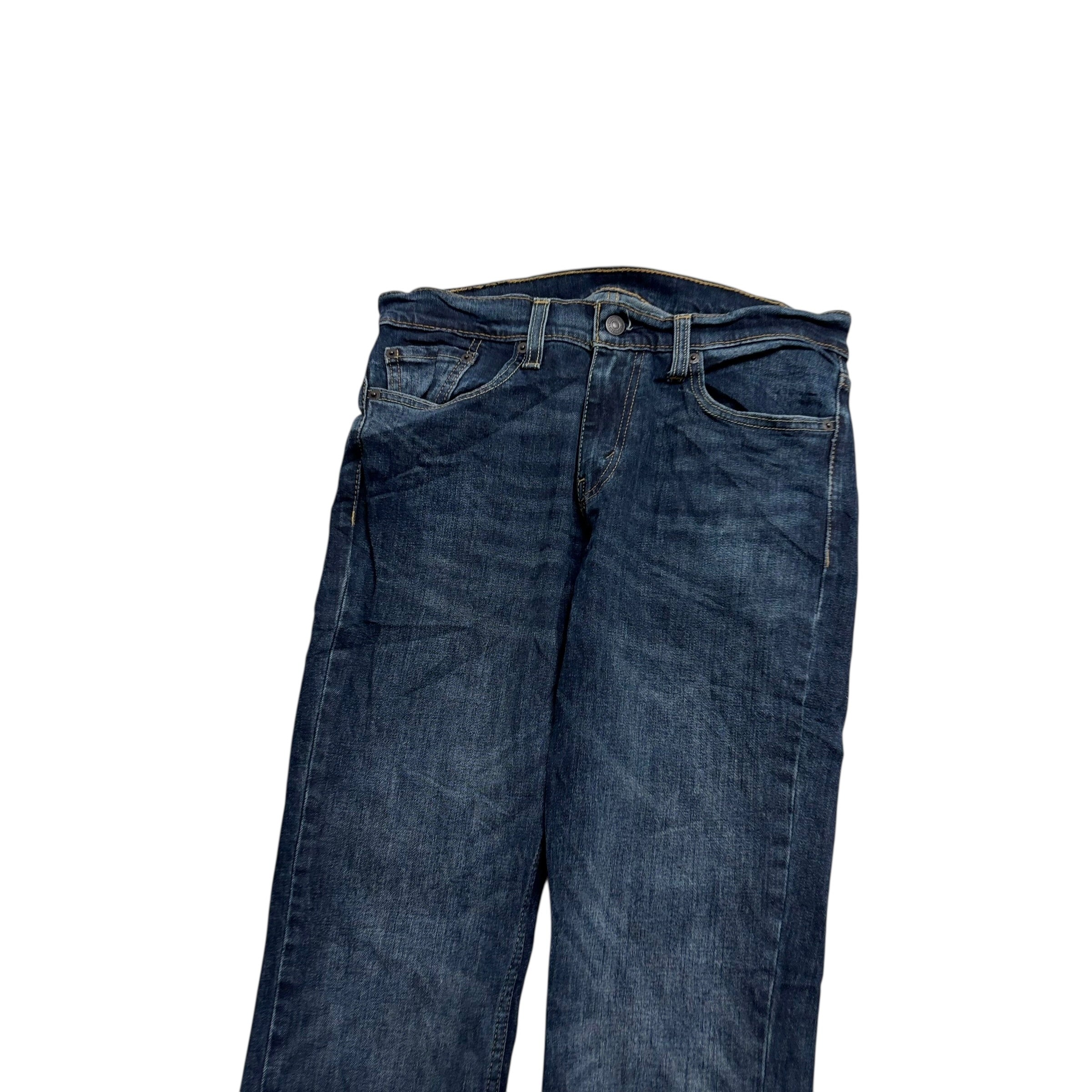 Levis 511 Jeans W30 L30 Mens Dark Blue Slim Fit Stretch Denim (E)