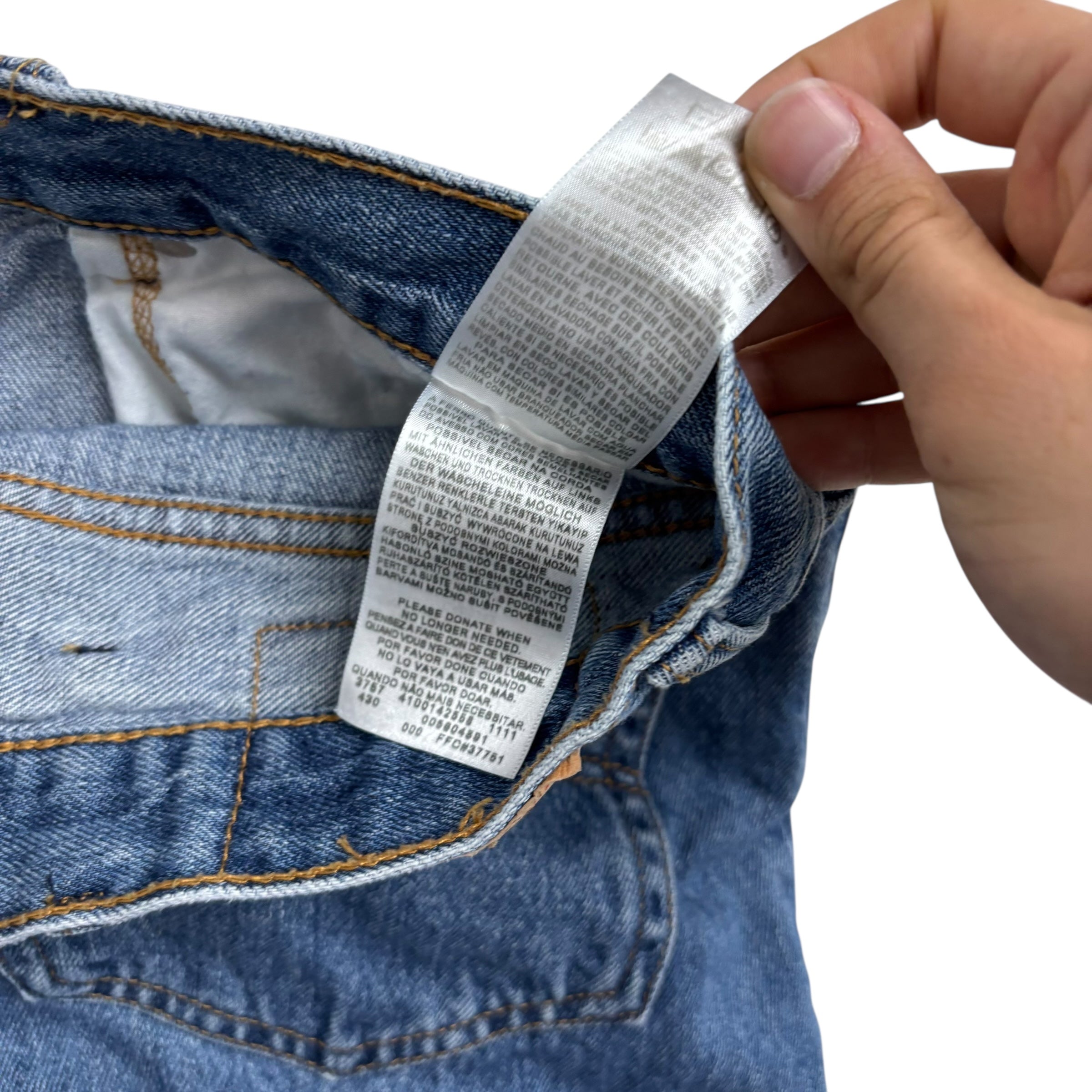 Levis 560 Jeans W42 L30 Mens Mid Blue Baggy Relaxed Comfort Fit Vintage Denim