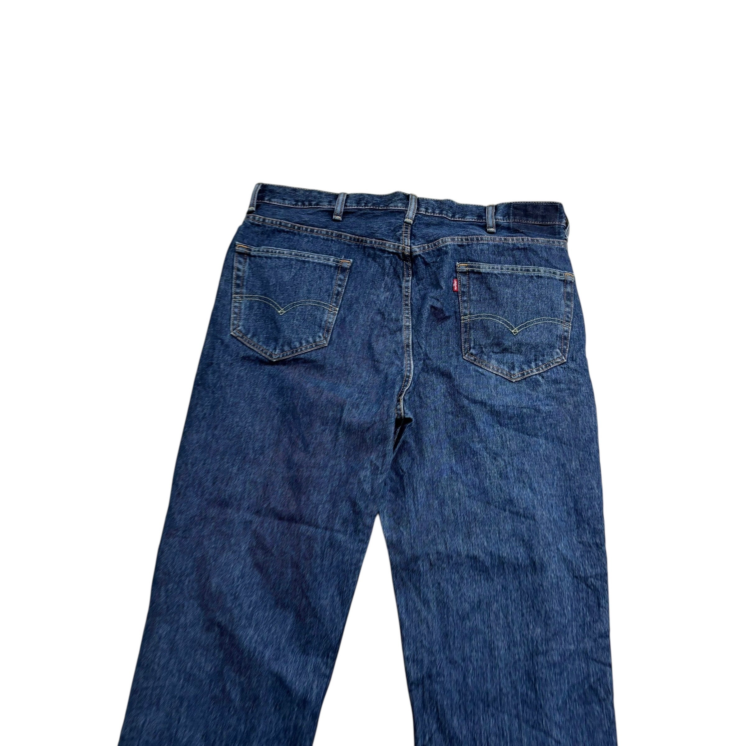 Levis 550 Jeans W40 L30 Mens Mid Blue Baggy Relaxed Straight Fit Denim