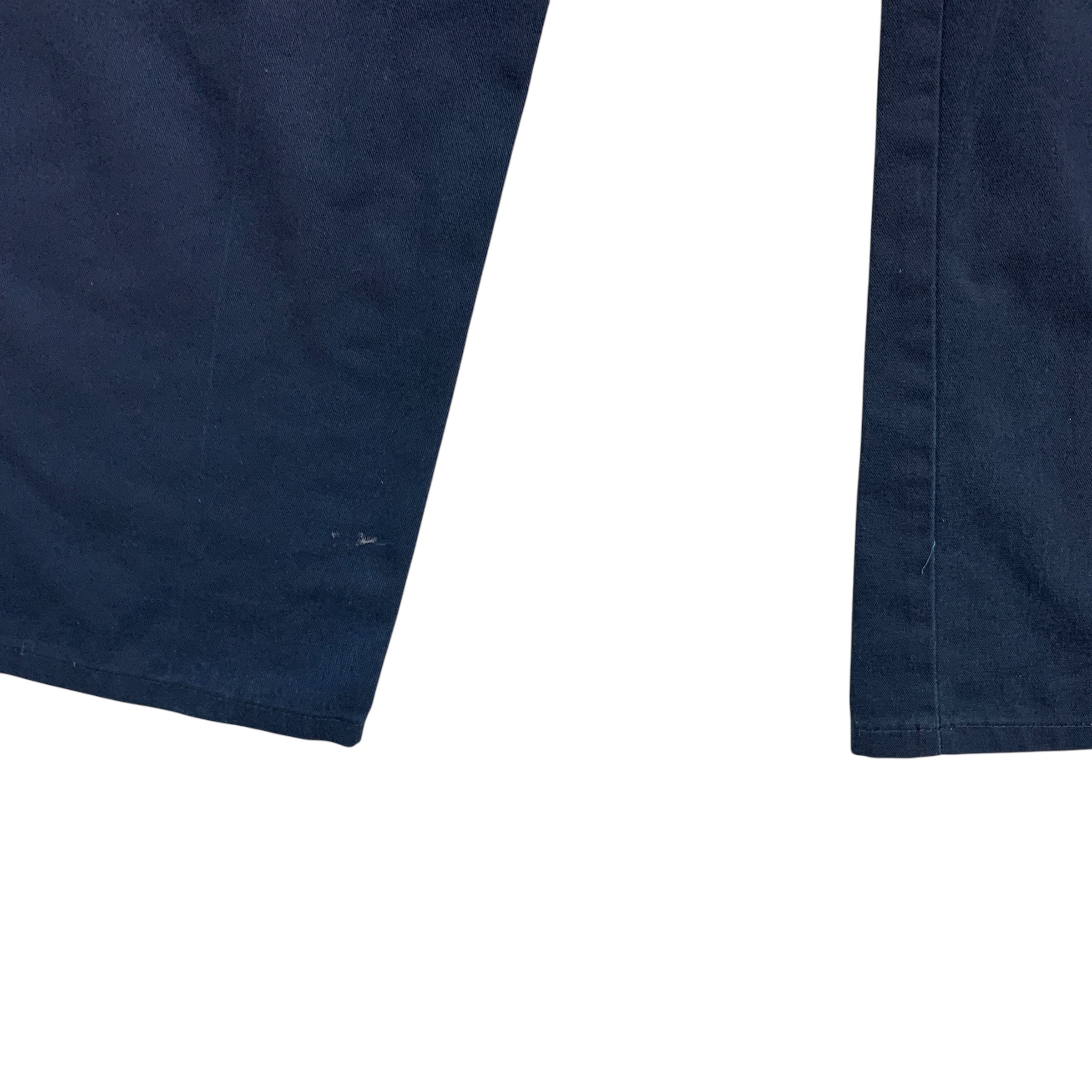 Dickies Trousers W44 L30 Mens Navy Blue Pants Relaxed Straight Fit Workwear