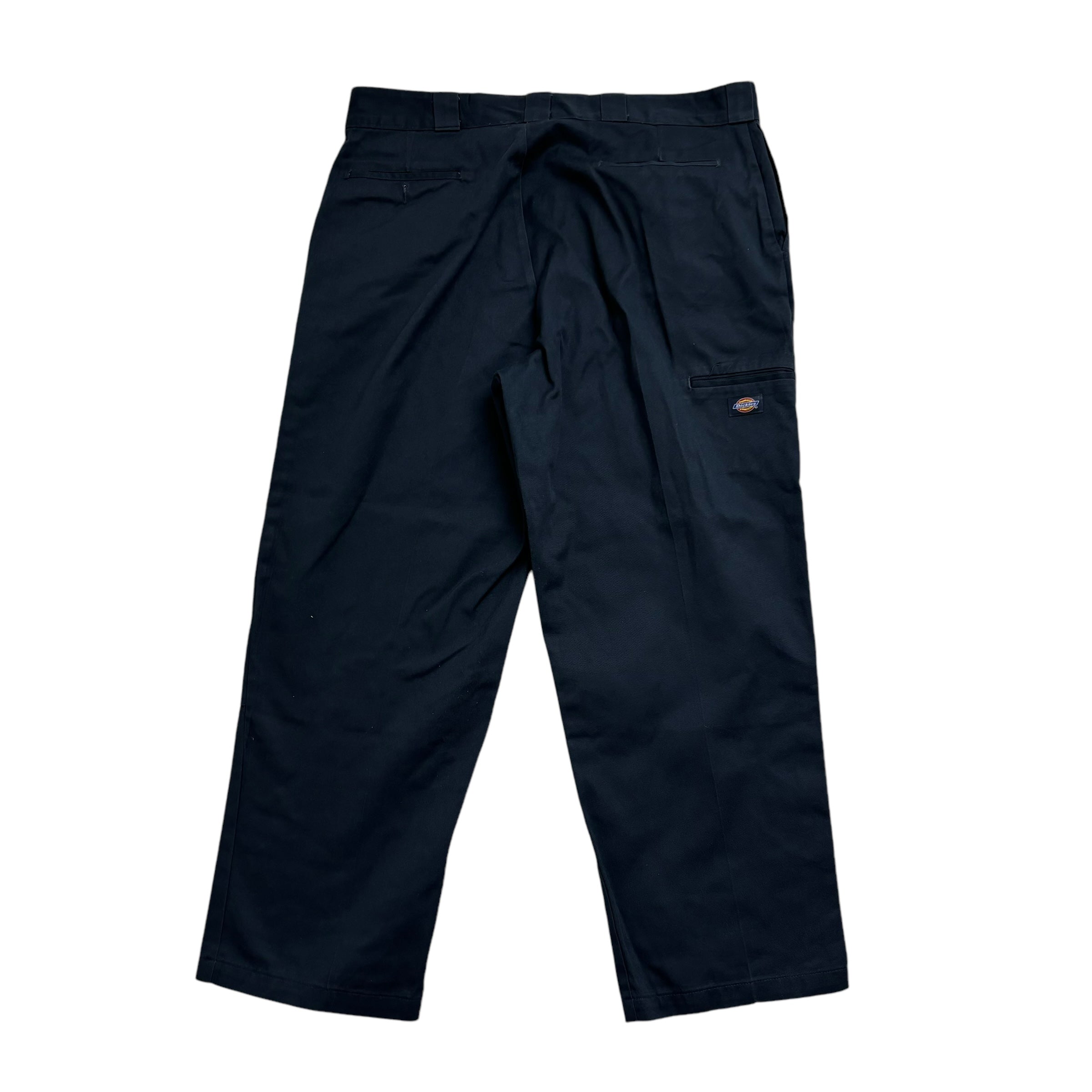 Dickies Double Knee Trousers W40 L30 Mens Navy Blue Pants Baggy Relaxed Workwear