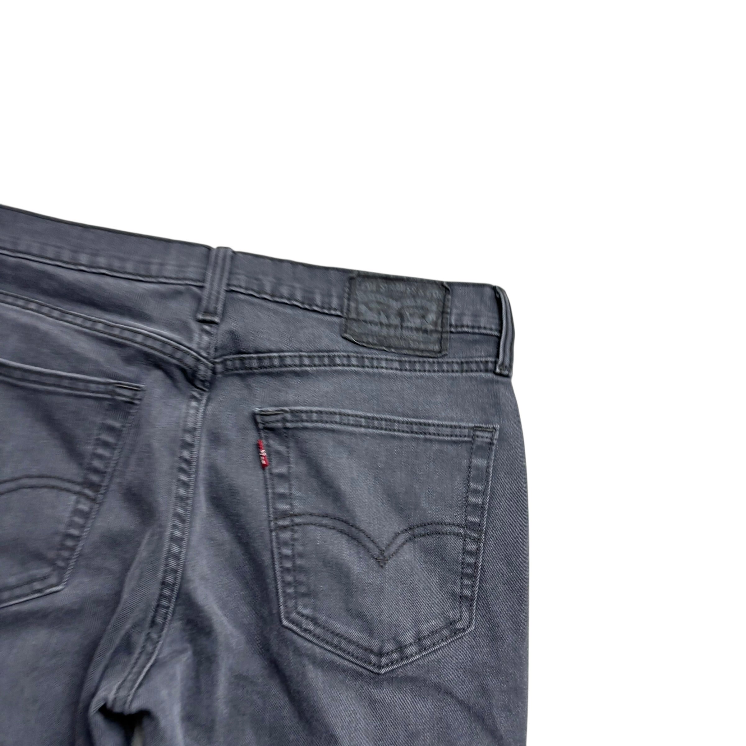 Levis 541 Jeans W32 L33 Mens Grey Athletic Tapered Fit Stretch Denim (F)