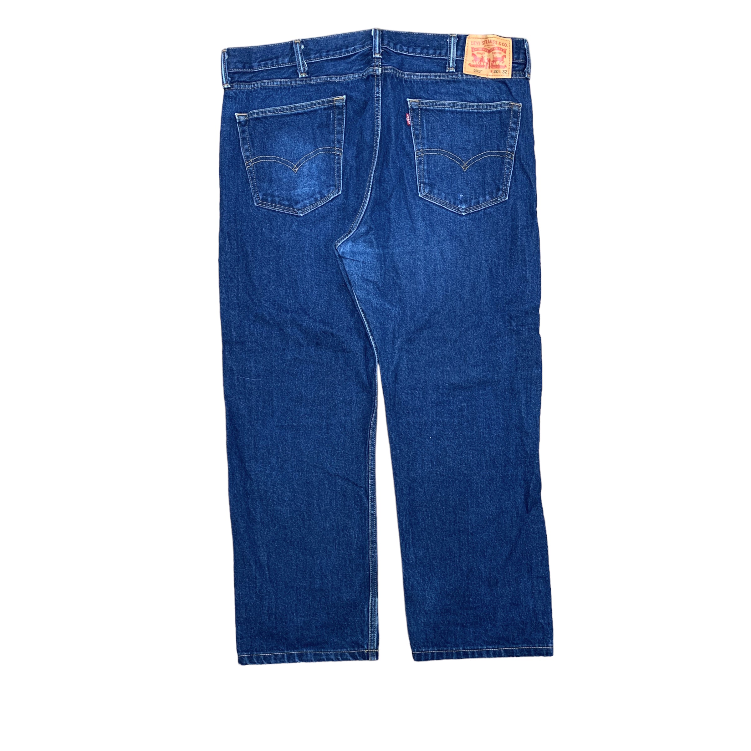 Levis 505 Jeans W40 L29 Vintage Mens Blue Straight Regular Denim