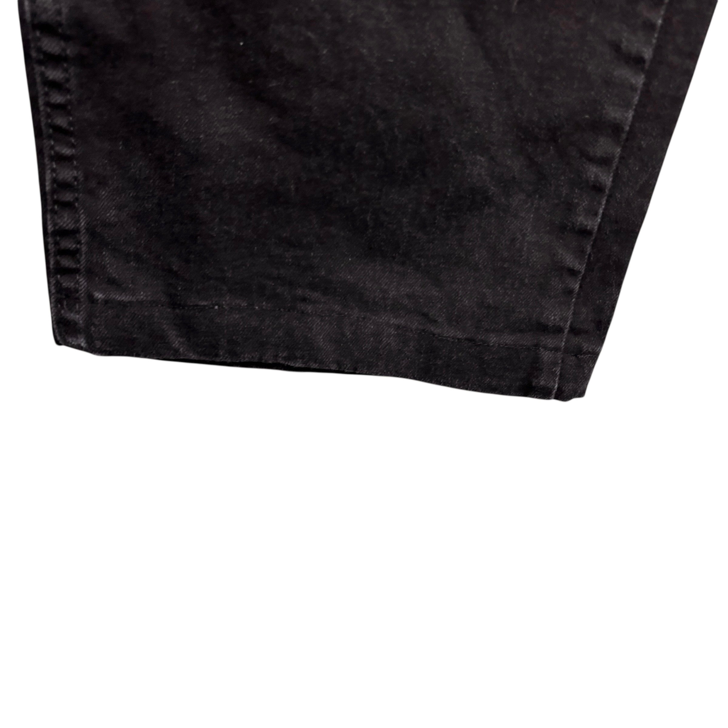 Wrangler Jeans W44 L25 Mens Black Regular Straight Fit Stretch Denim (E)