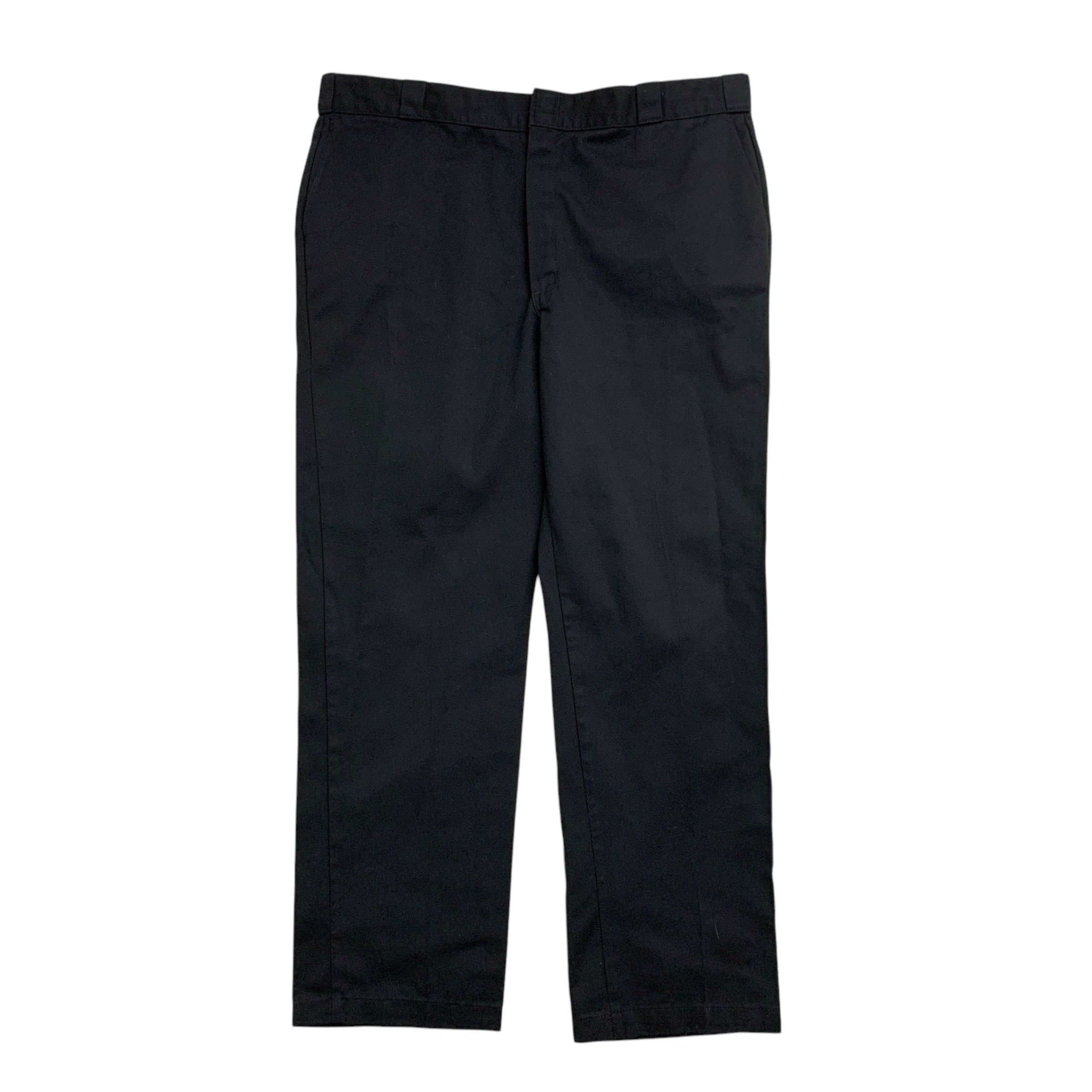 Dickies 874 Trousers W44 L32 Mens Black Pants Original Straight Fit Workwear