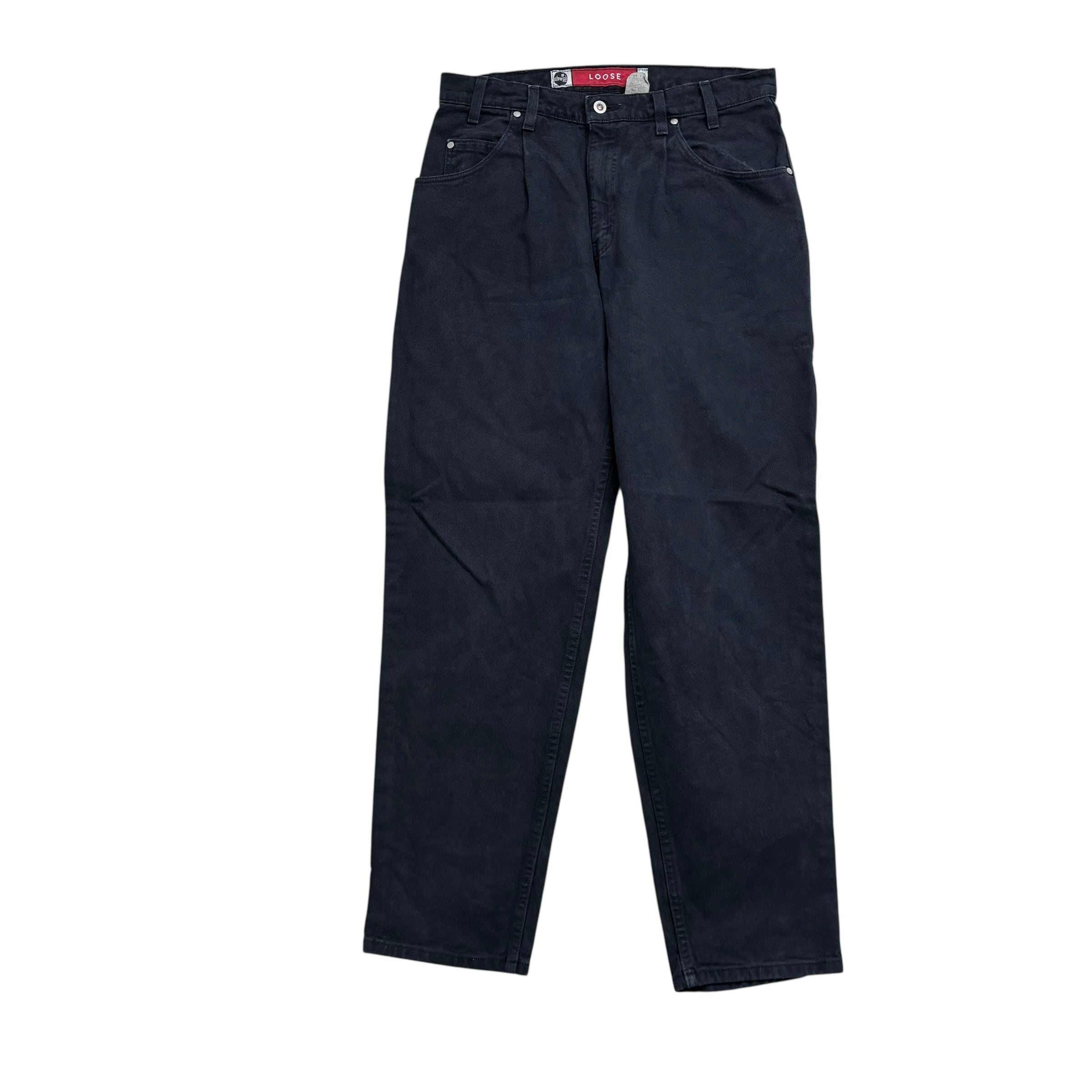 Levis Silver Tab Baggy Jeans W33 L32 Mens Navy Blue Relaxed USA Made Vintage (E)
