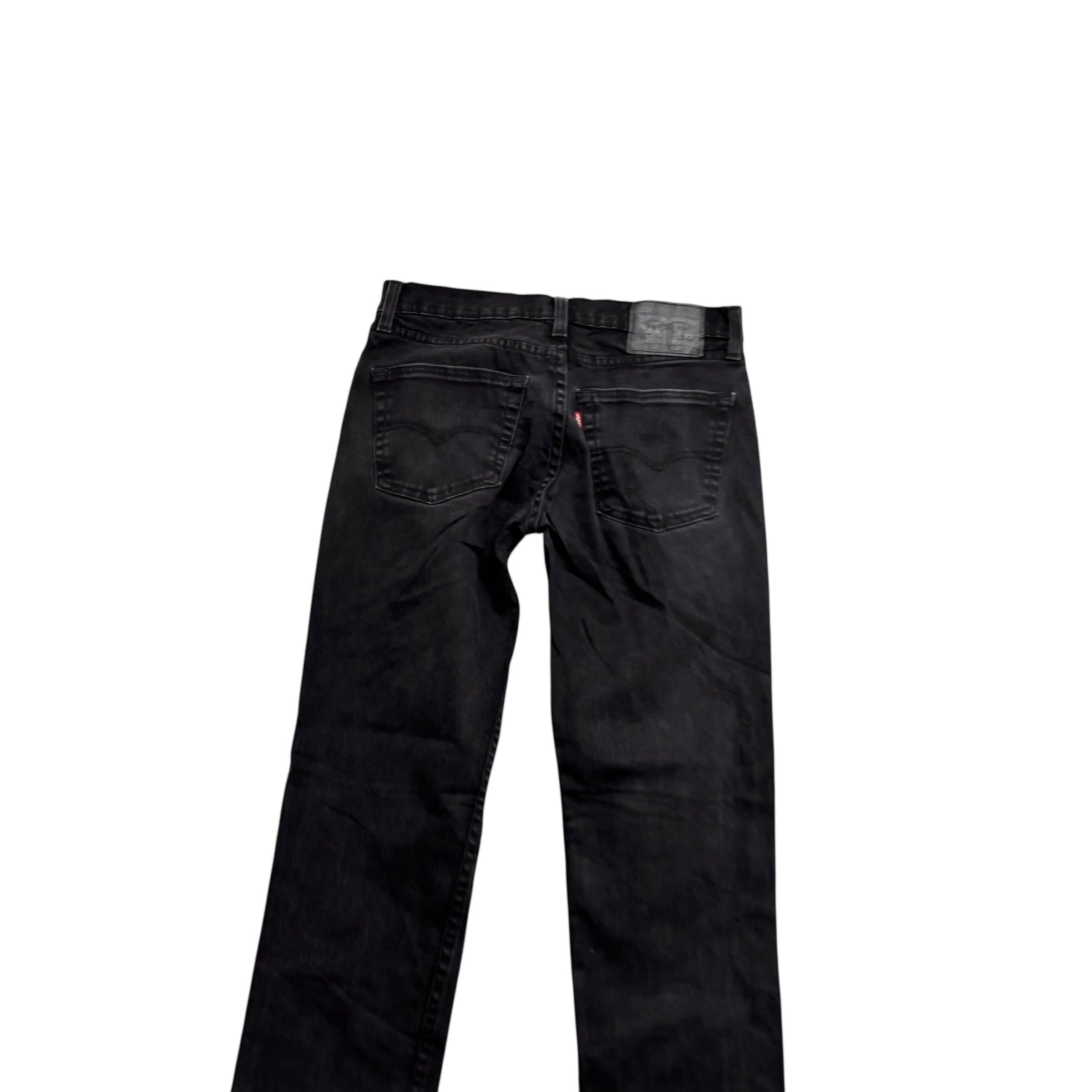 Levis 511 Jeans W30 L34 Mens Black Slim Fit Stretch Denim