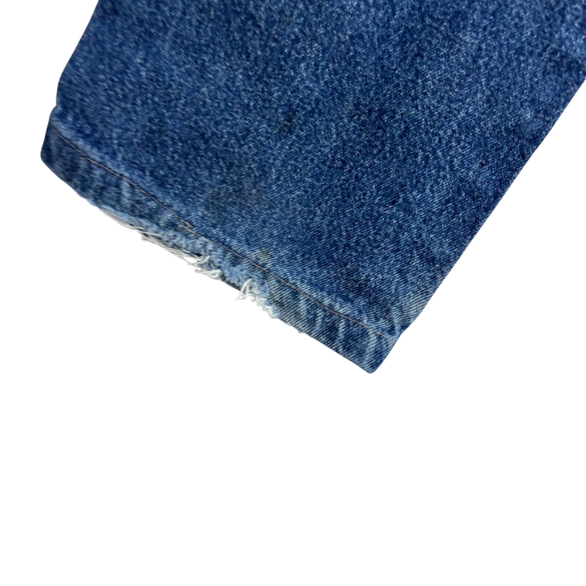 Wrangler Jeans W35 L26 Mens Mid Blue Regular Straight Fit Vintage Denim (F)