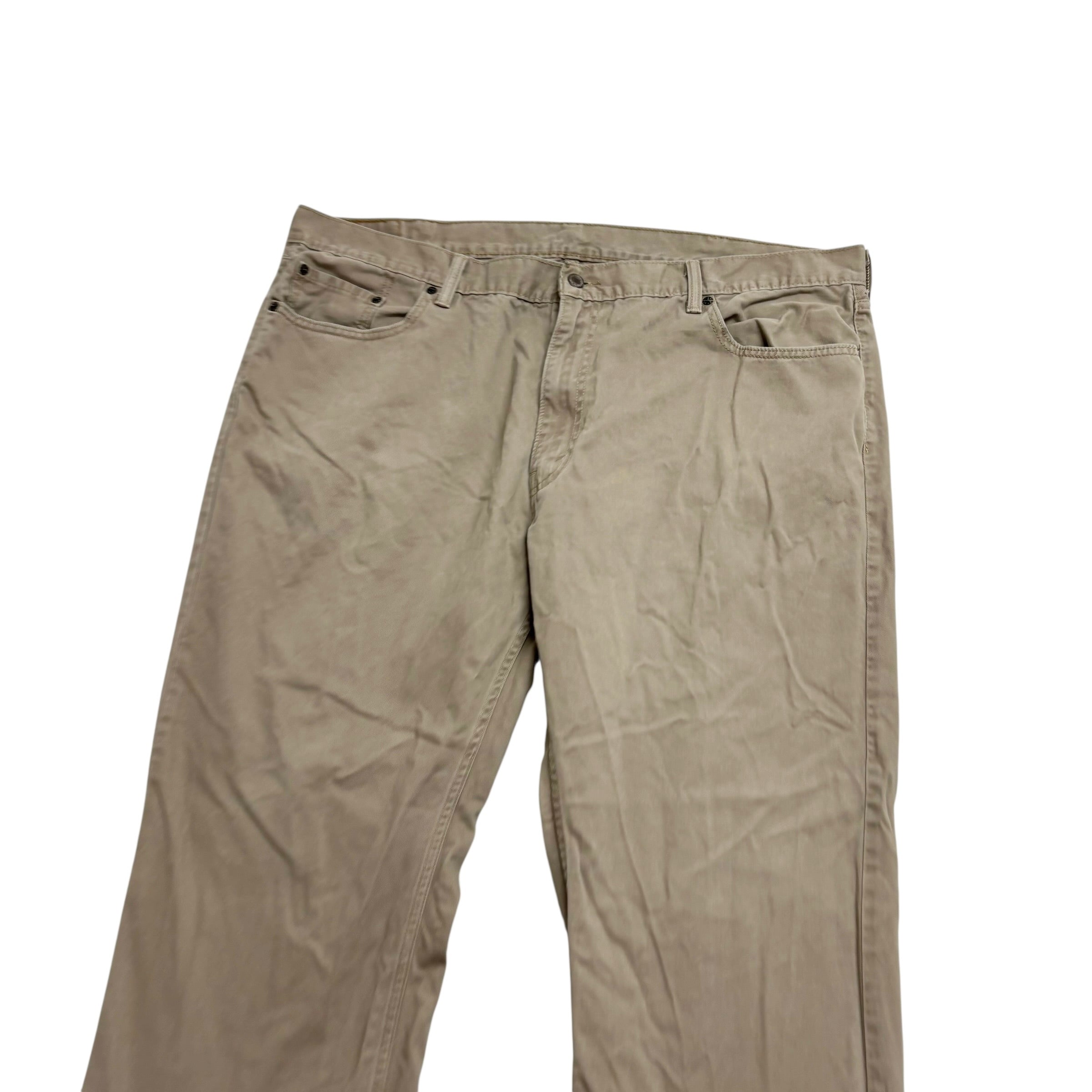 Levis 559 Trousers W44 L32 Mens Beige Baggy Relaxed Straight Fit Pants