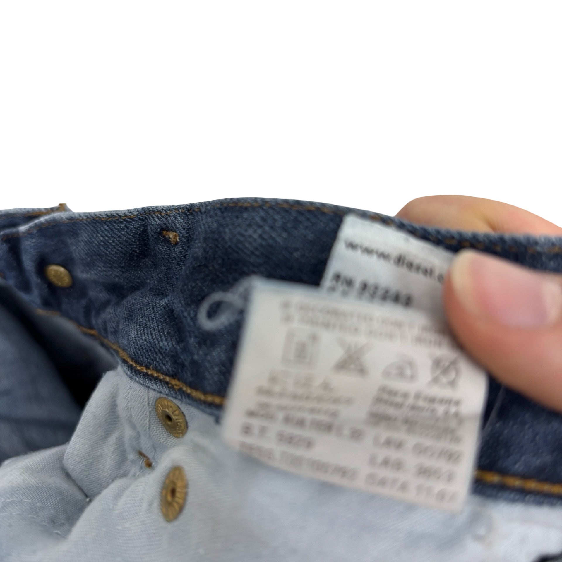 Diesel Kulter Jeans W32 L31 Mens Dark Blue Regular Straight Vintage Denim (E)