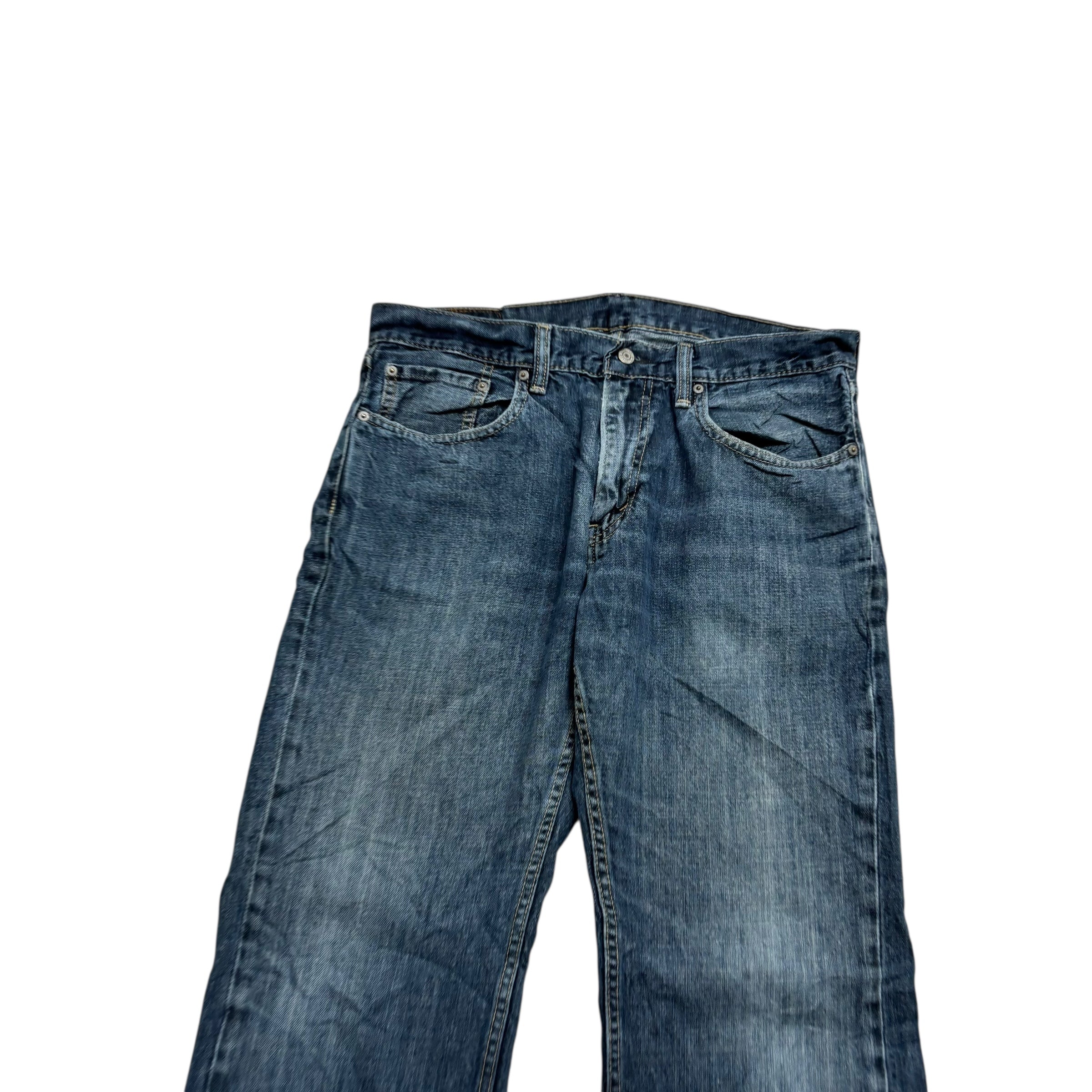 Levis 559 Jeans W34 L32 Mens Dark Blue Baggy Relaxed Straight Fit Denim