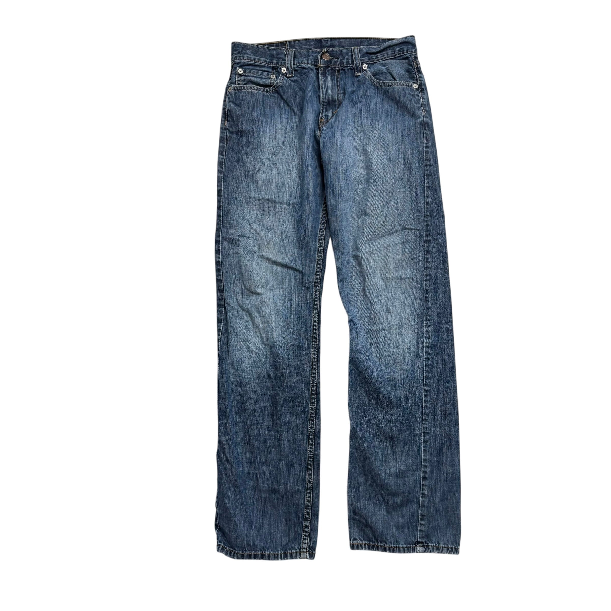 Levis 514 Jeans W29 L32 Mens Dark Blue Regular Straight Fit Vintage Denim