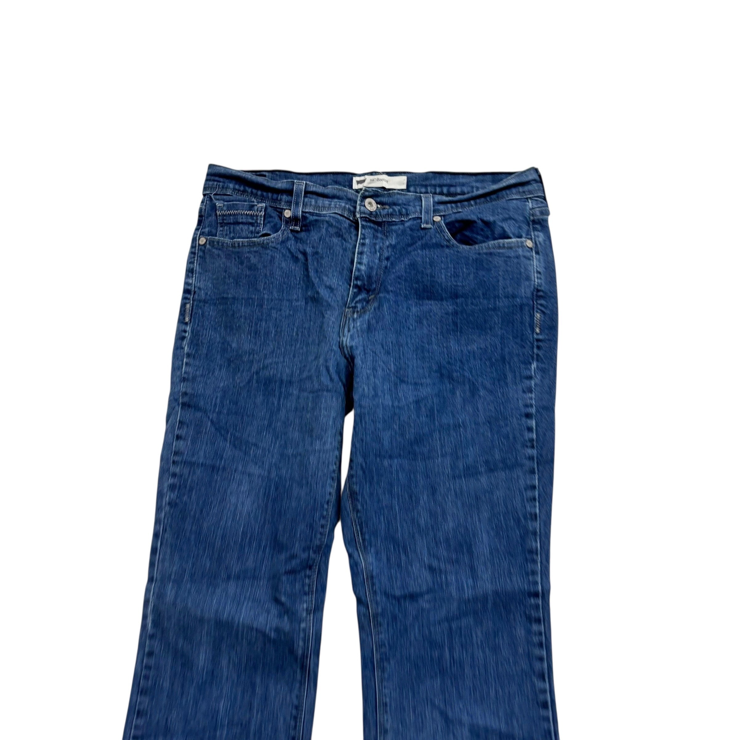 Levis 515 Jeans W31 L32 Womens Regular Bootcut Dark Blue Stretch Denim (E)