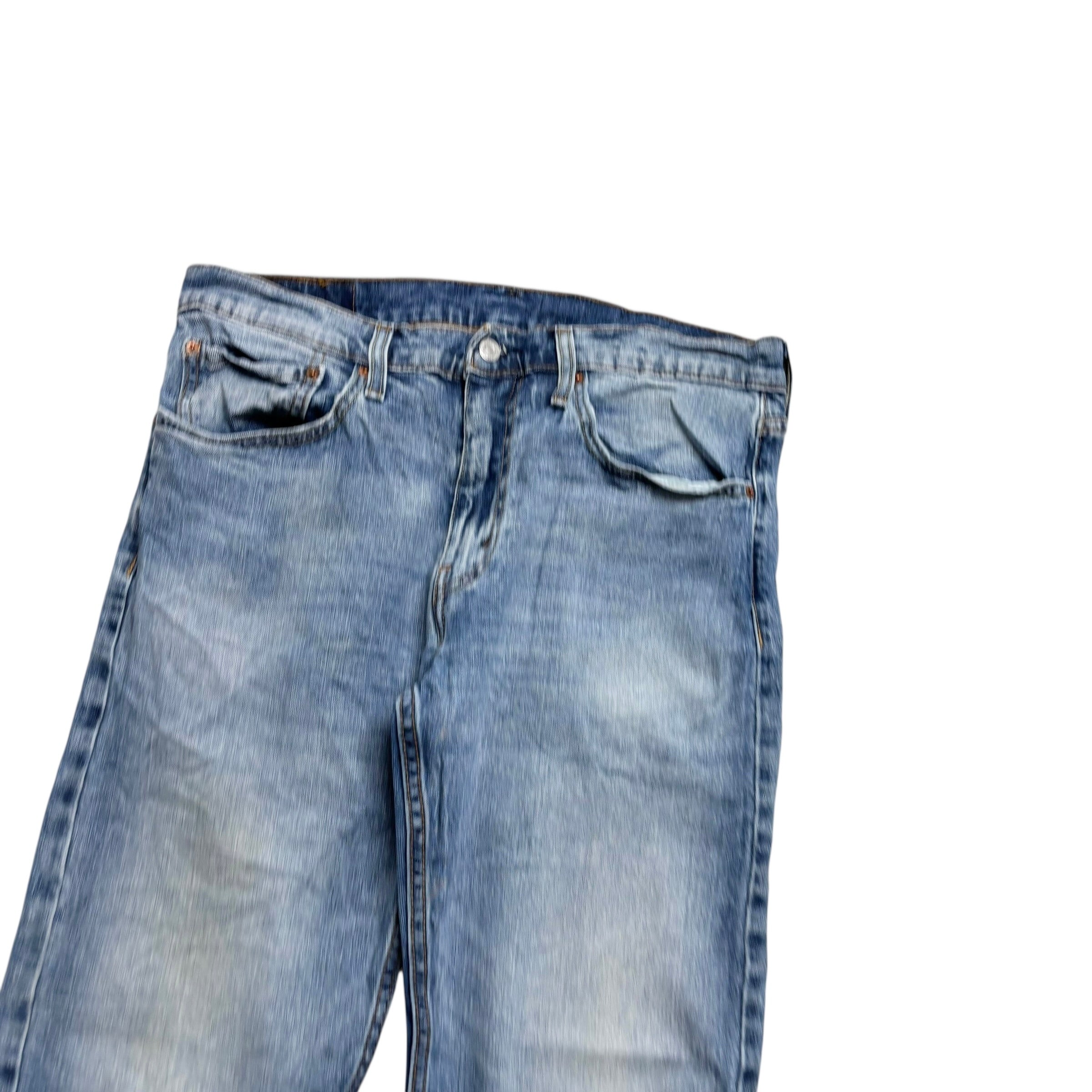 Levis 502 Jeans W34 L30 Mens Light Blue Regular Tapered Fit Stretch Denim