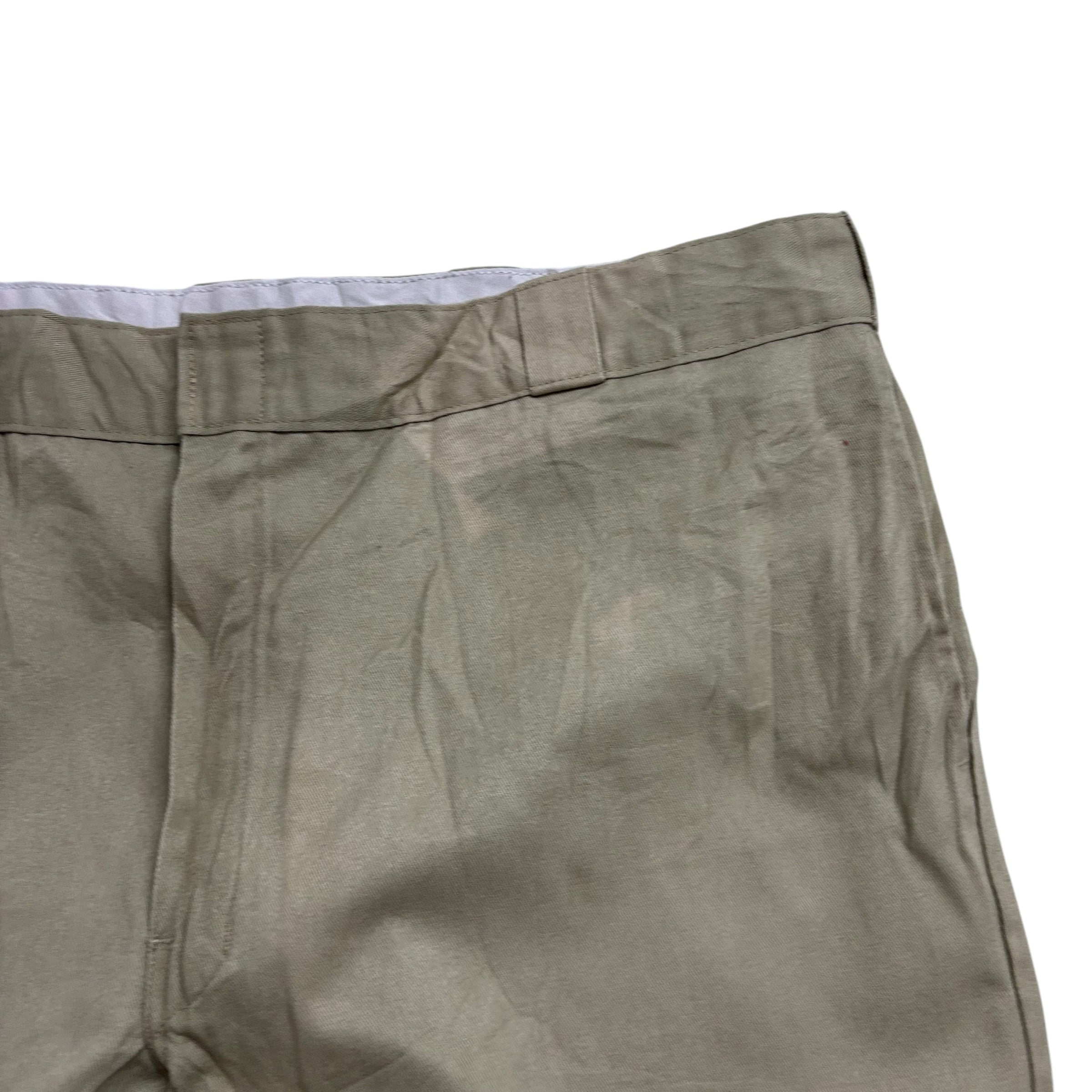Dickies 874 Trousers W44 L30 Mens Beige Pants Original Straight Fit Workwear