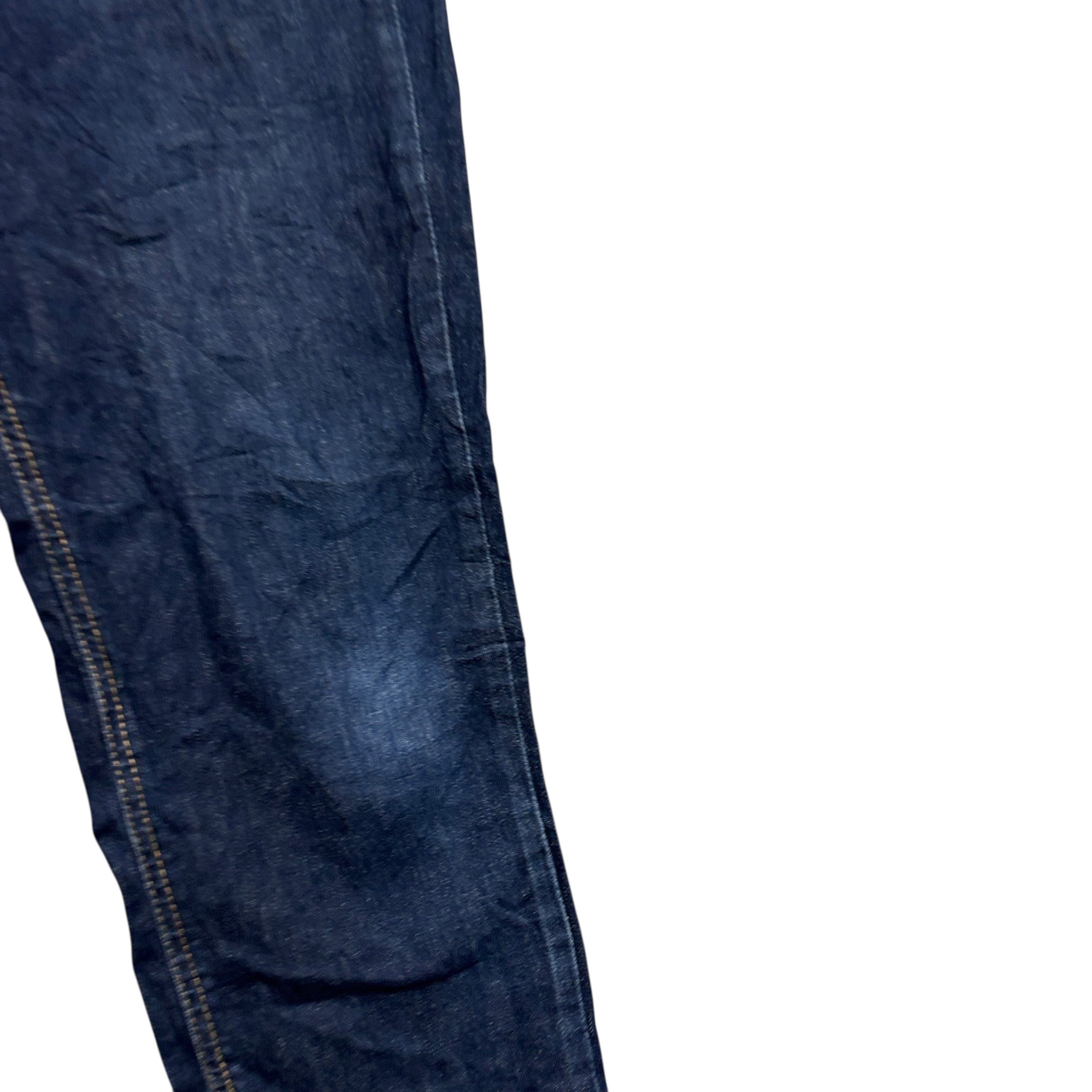 Levis 541 Jeans W33 L34 Mens Dark Blue Athletic Tapered Fit Stretch Denim