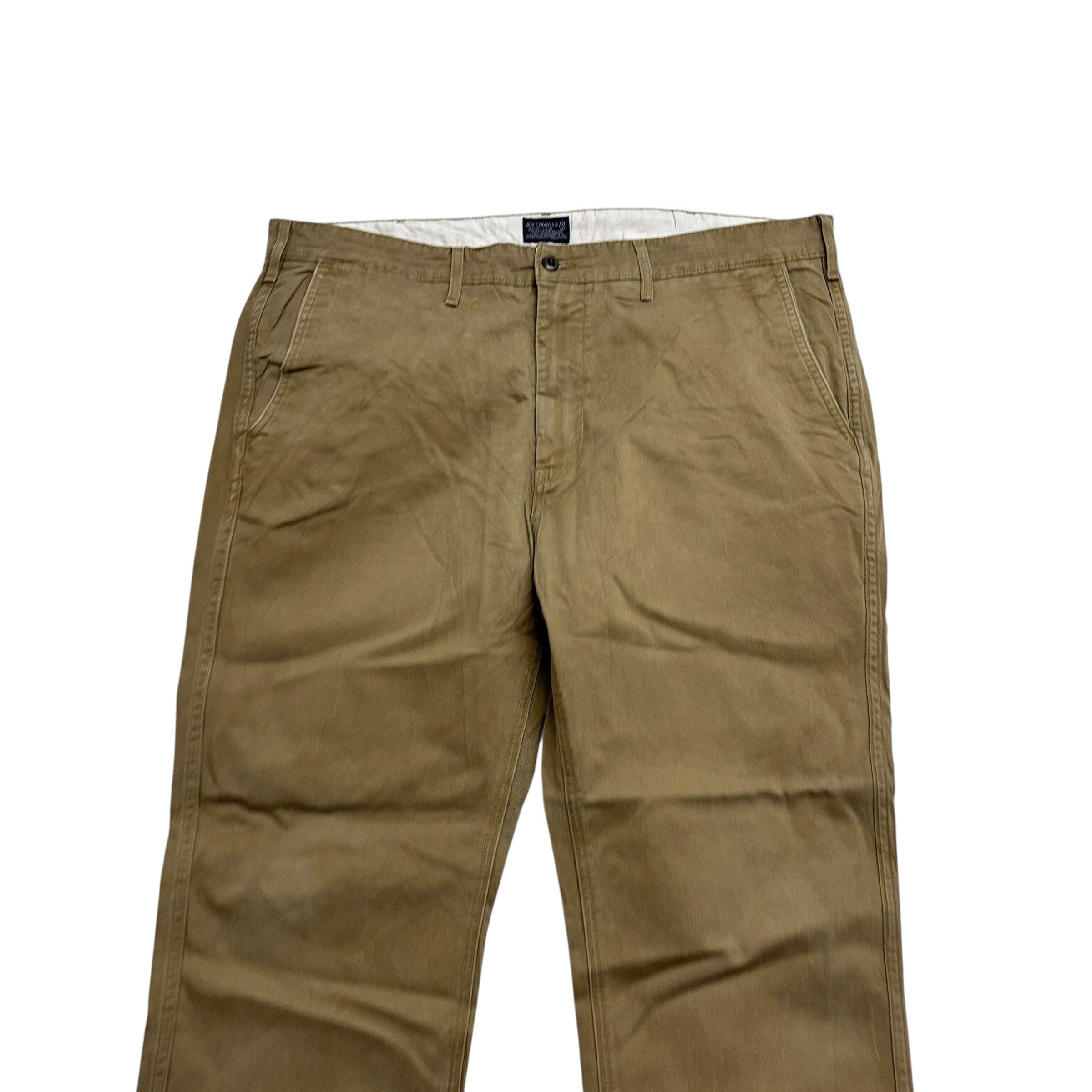 Levis Chino Trousers W38 L31 Mens Green Regular Tapered Fit Stretch