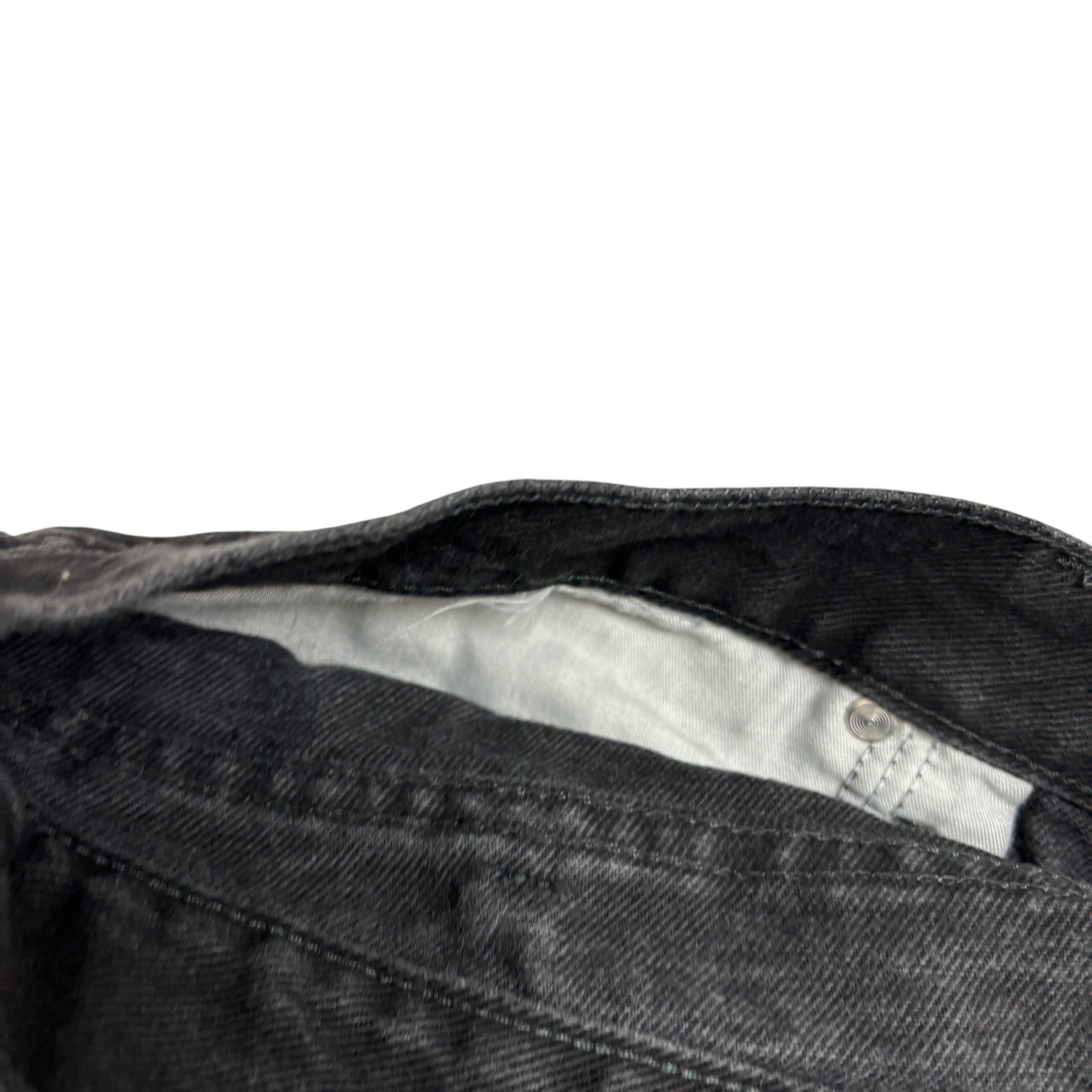 Lee Jeans W40 L30 Mens Regular Straight Fit Black Denim (E)