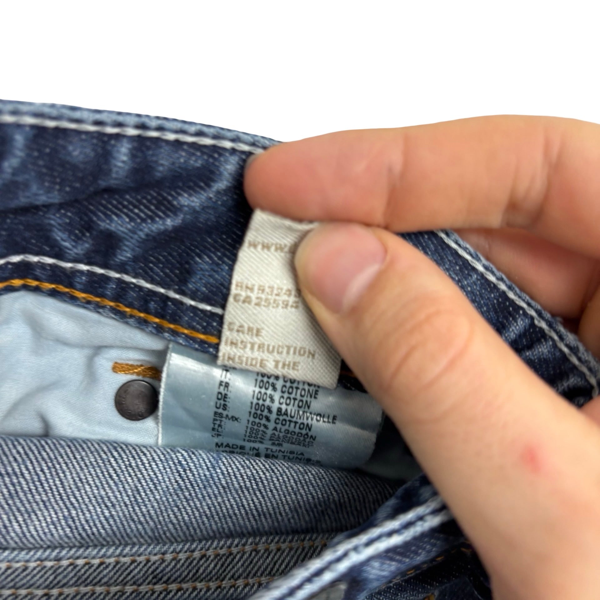 Diesel Larkee Jeans W31 L30 Mens Dark Blue Regular Straight Fit Denim (E)