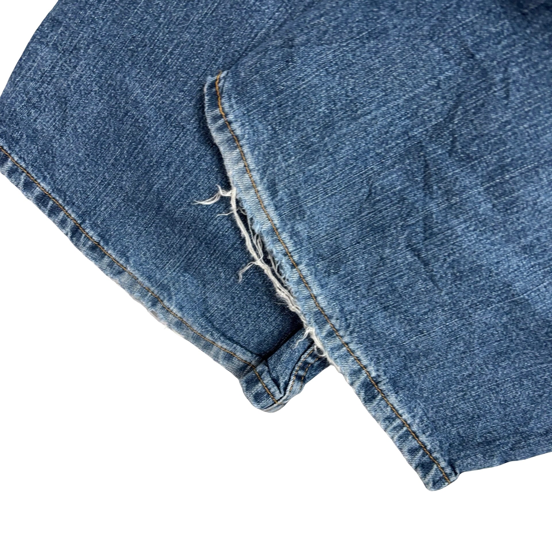 Levis 527 Jeans W36 L34 Mens Mid Blue Low Bootcut Fit Vintage Denim