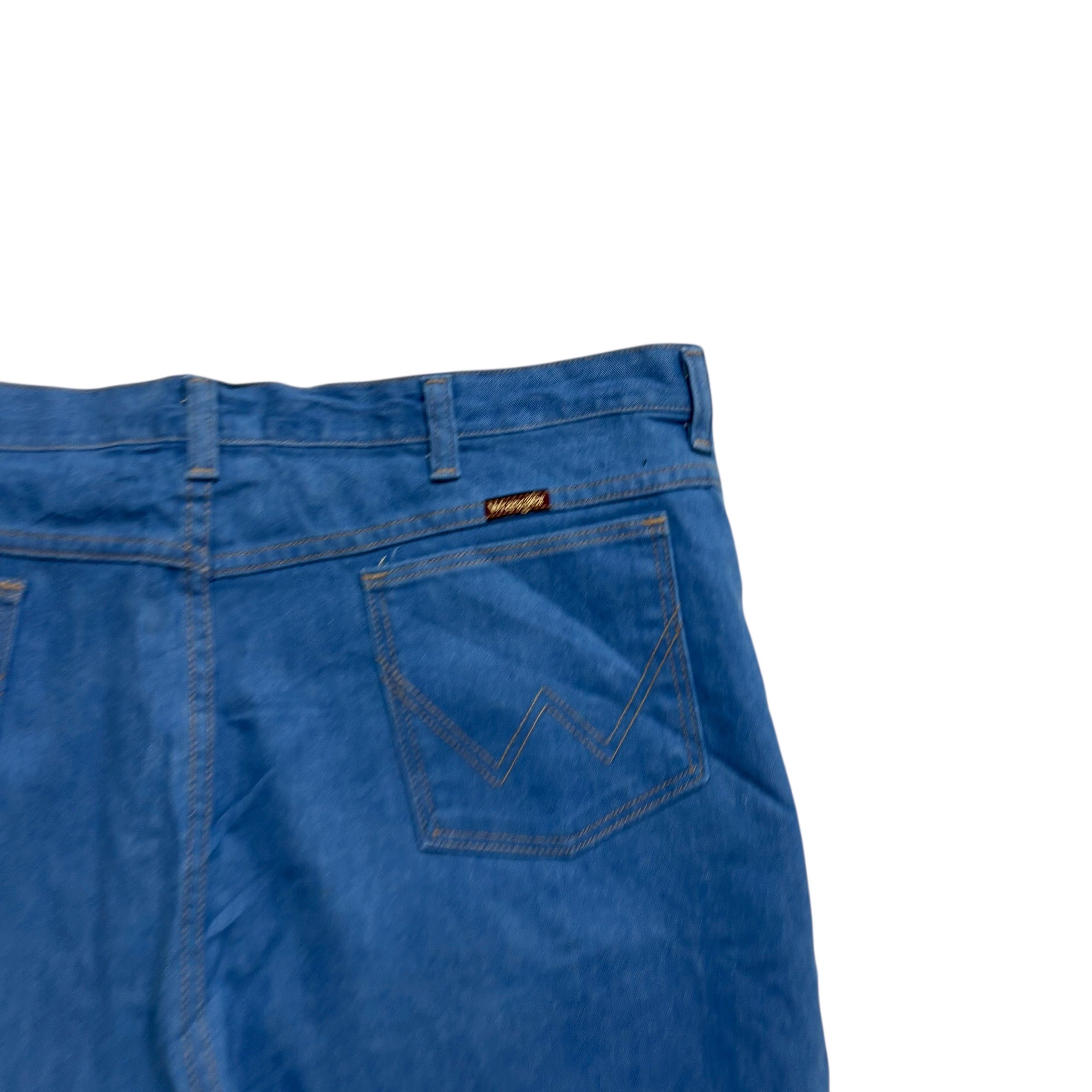 Vintage Wrangler Denim Shorts W40 Mens Blue 4in