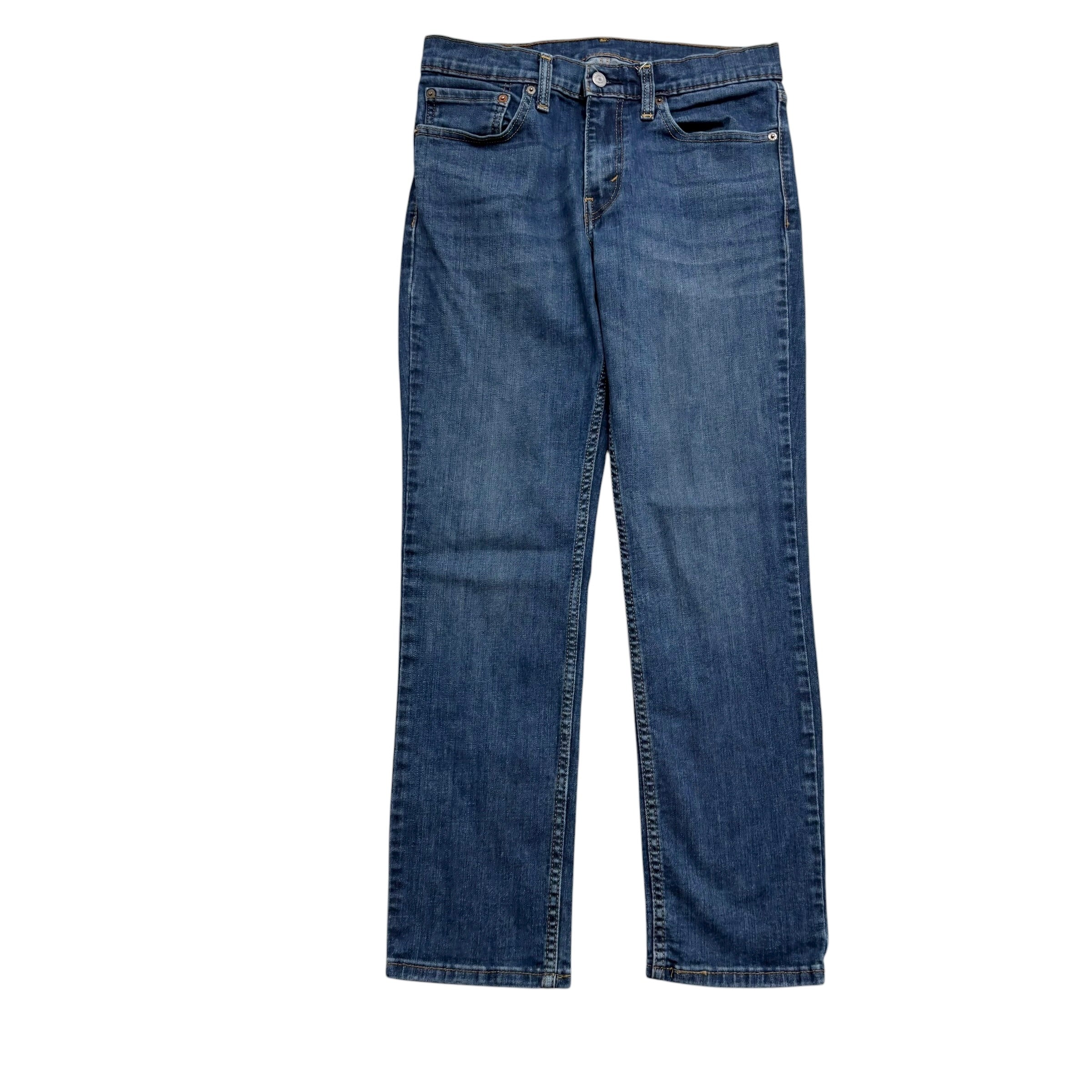 Levis 511 Jeans W30 L29 Mens Mid Blue Slim Fit Stretch Denim (E)