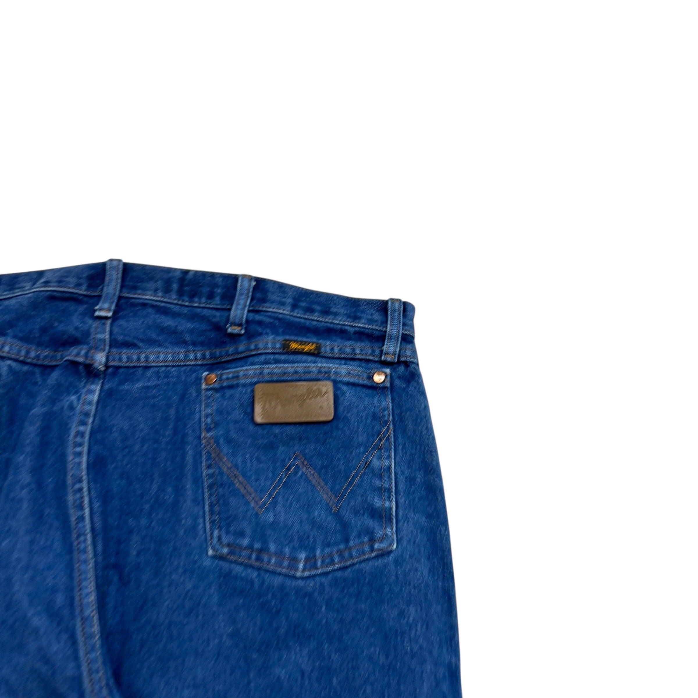 Wrangler Jeans Cowboy Cut W42 L32 Mens Mid Blue 13MWZ Original Fit Denim (E)