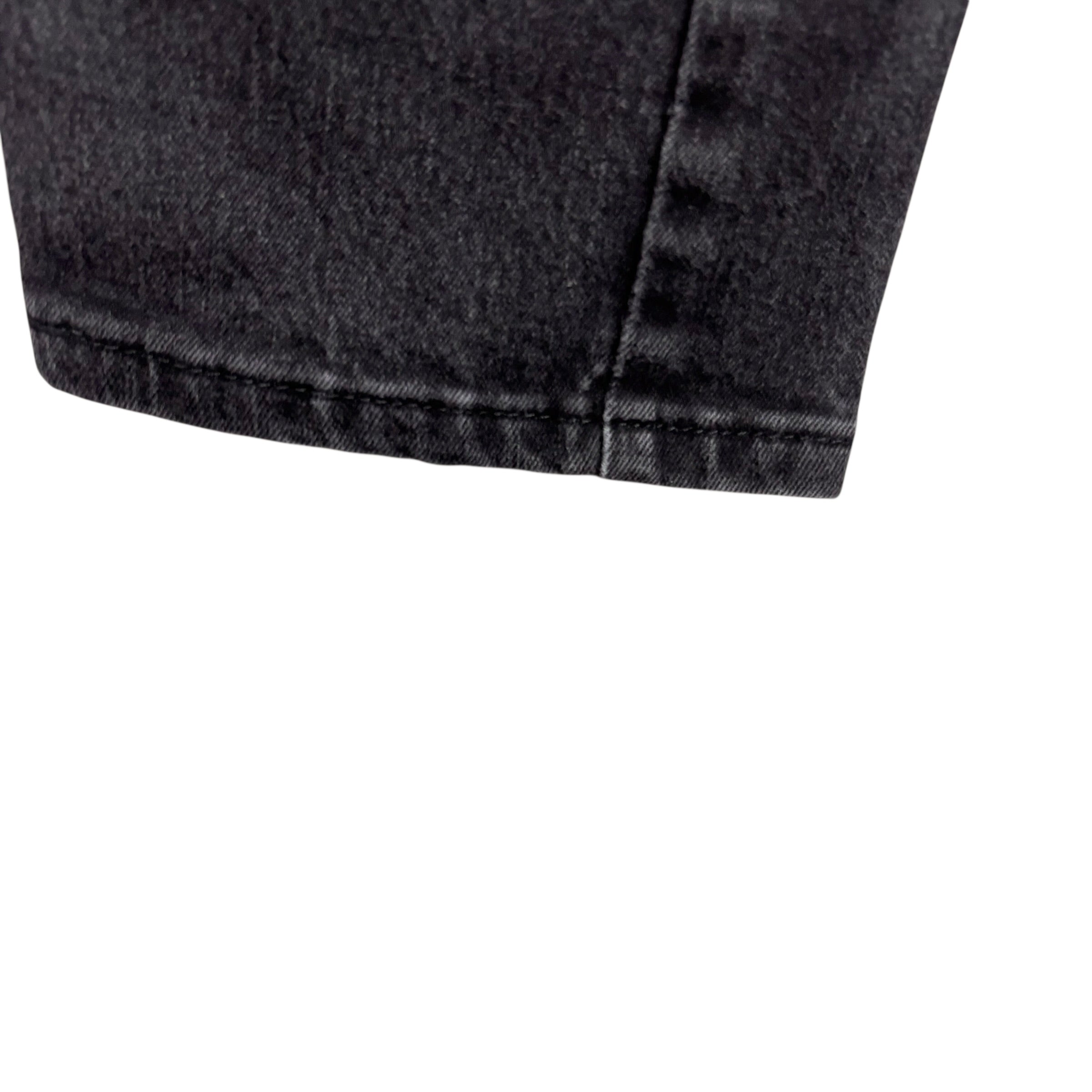 Levis 502 Jeans W32 L29 Mens Black Regular Tapered Fit Stretch Denim
