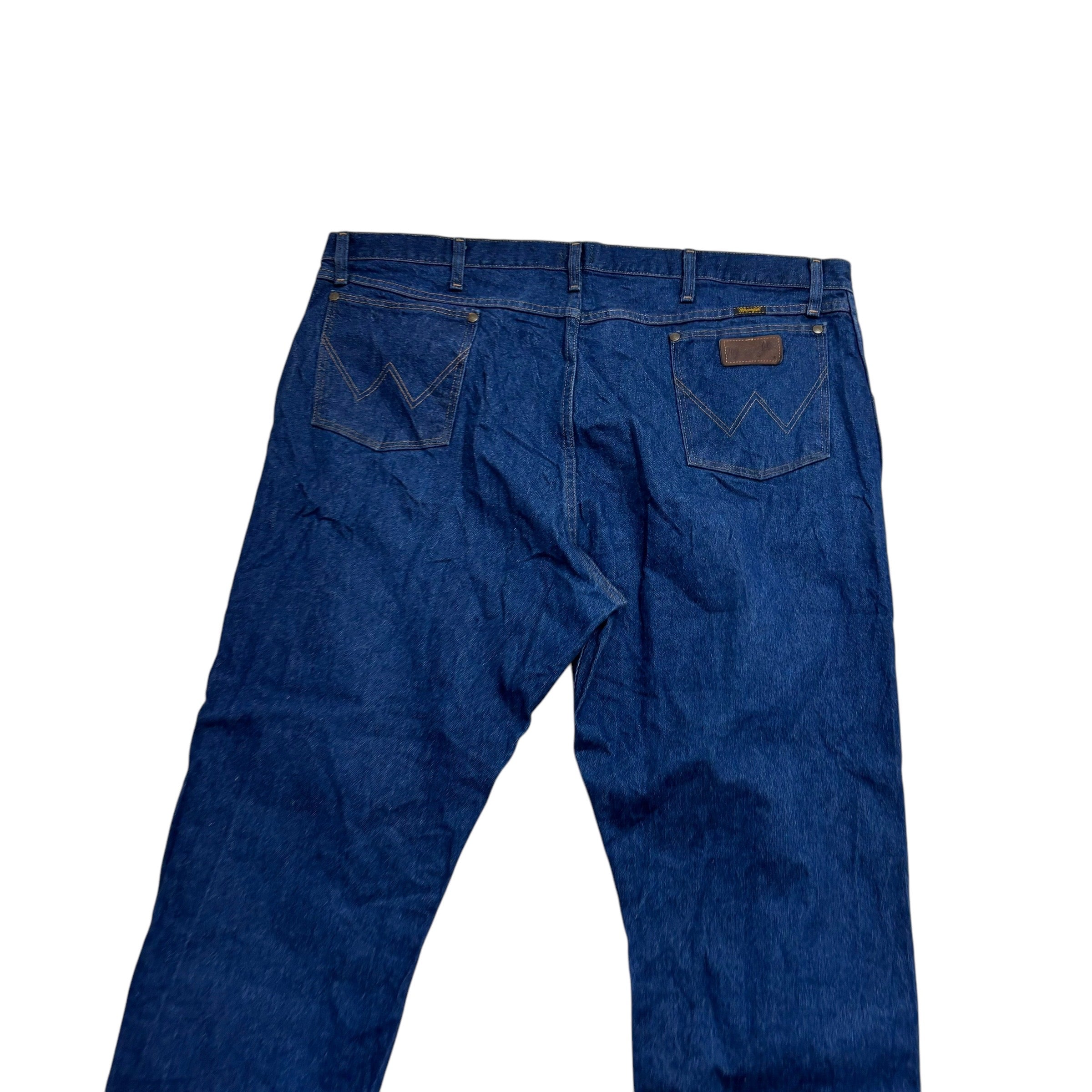 Wrangler Jeans Cowboy Cut W44 L30 Mens Dark Blue 47MWZ Original Fit Denim (E)